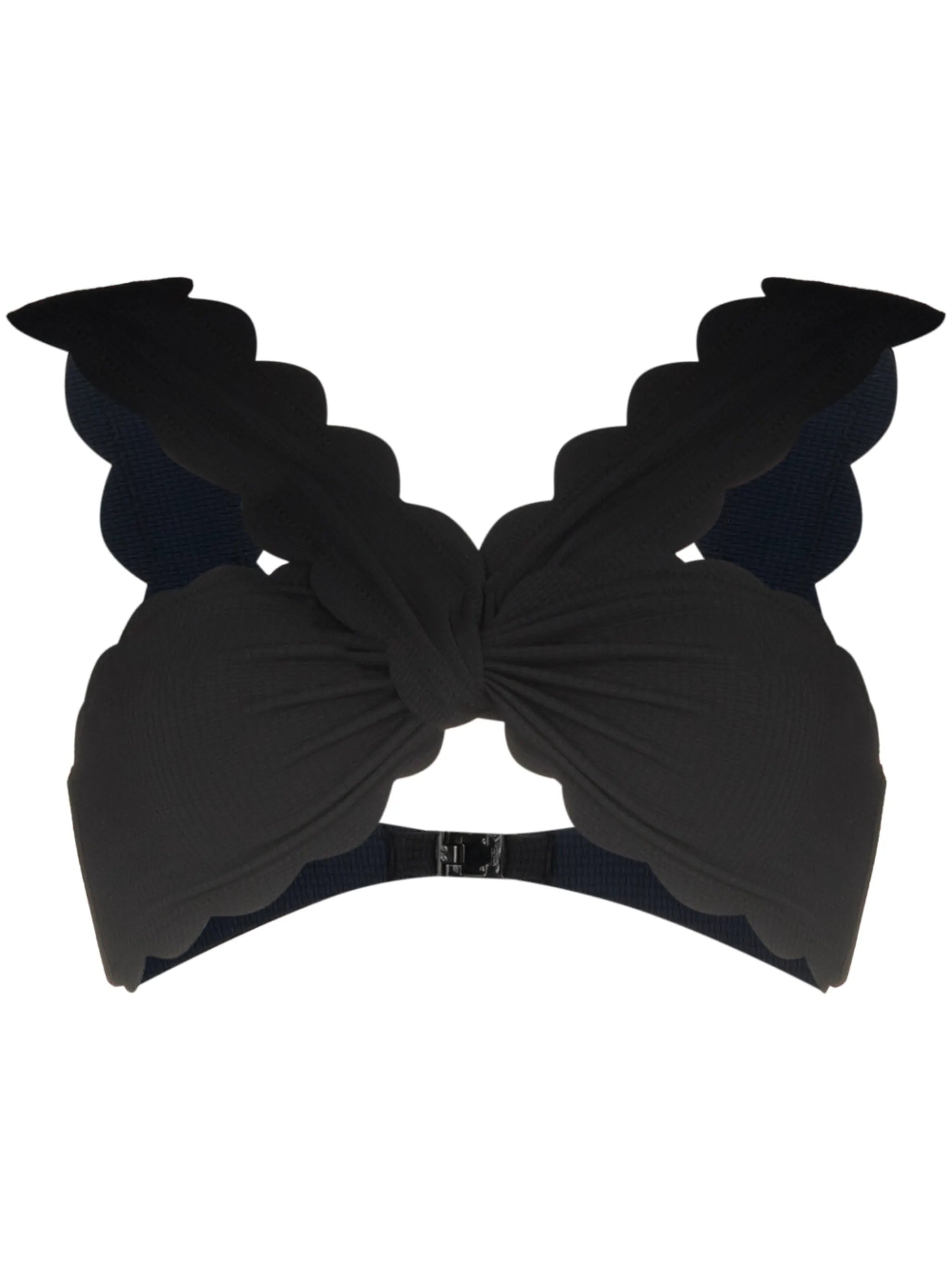 East River scalloped bikini top