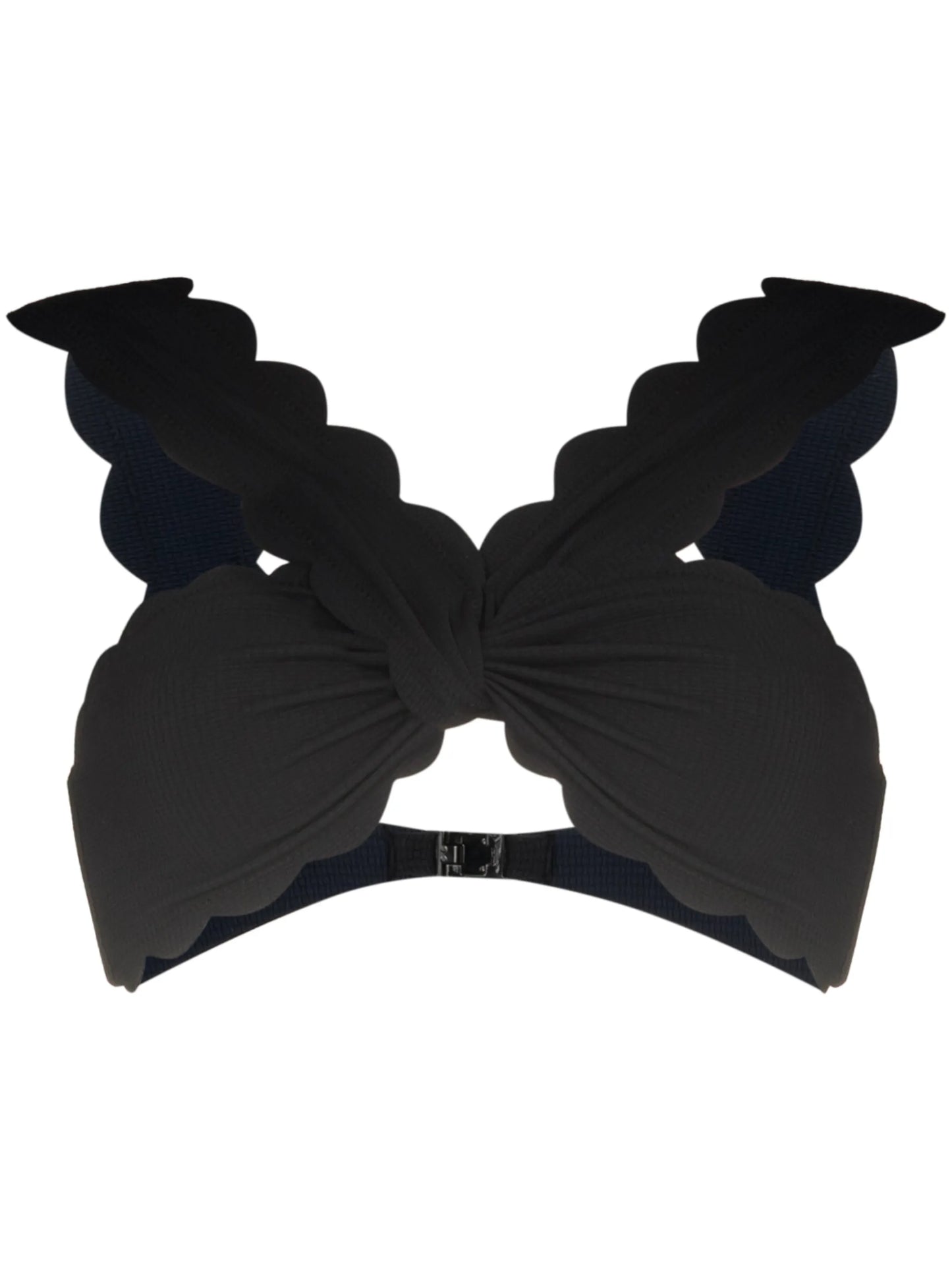 East River scalloped bikini top