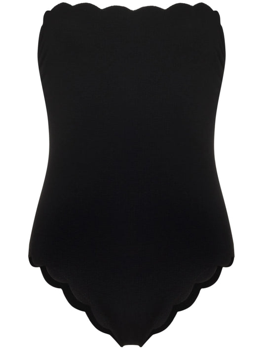 Chesapeak scalloped strapless swimsuit