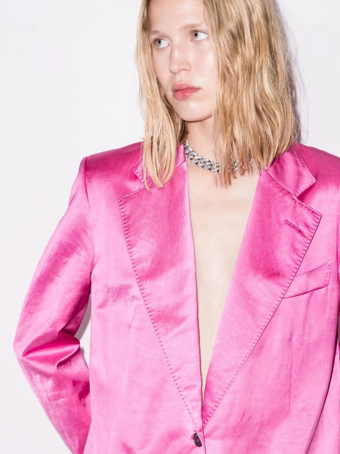 single-breasted blazer