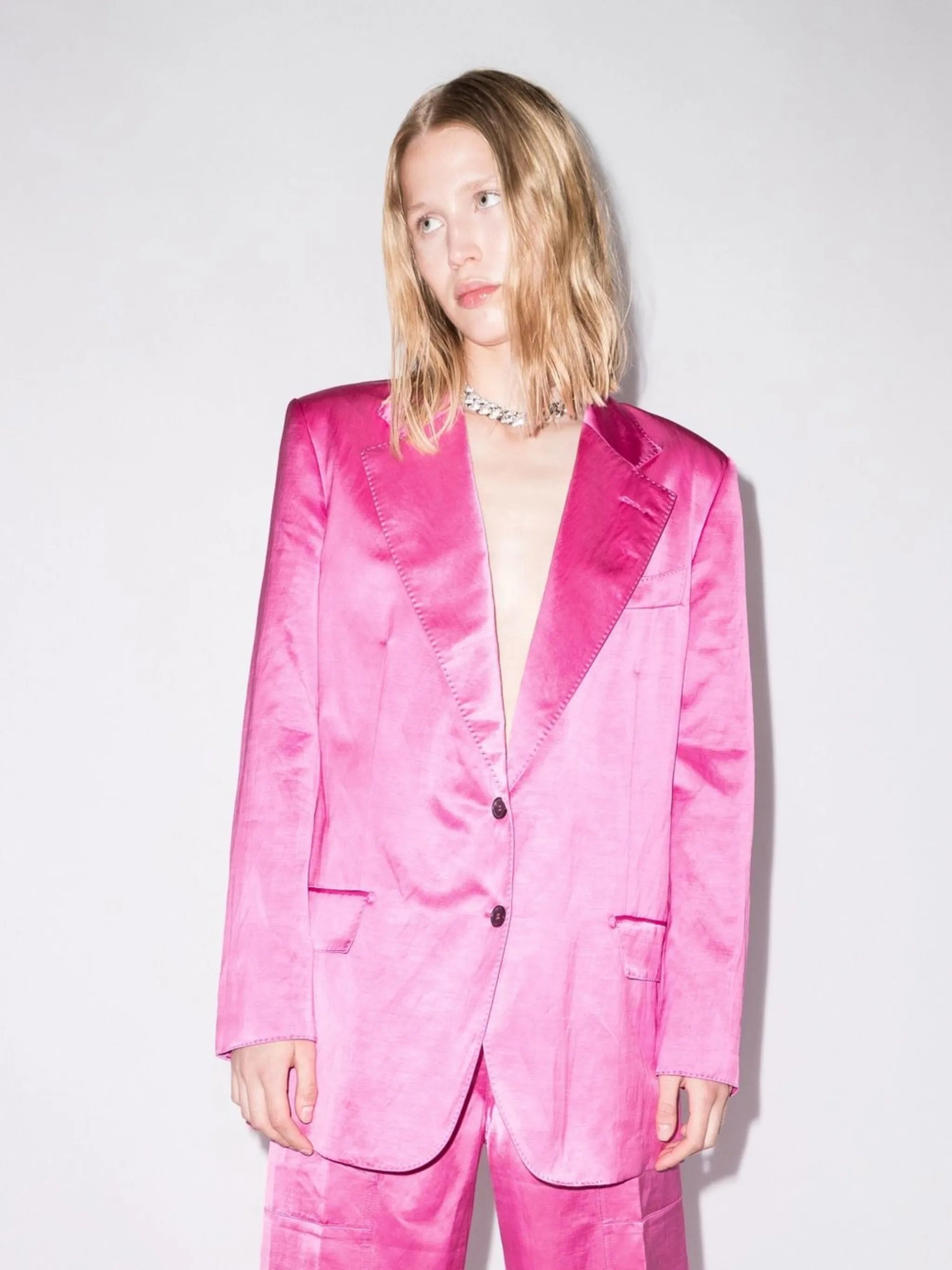 single-breasted blazer
