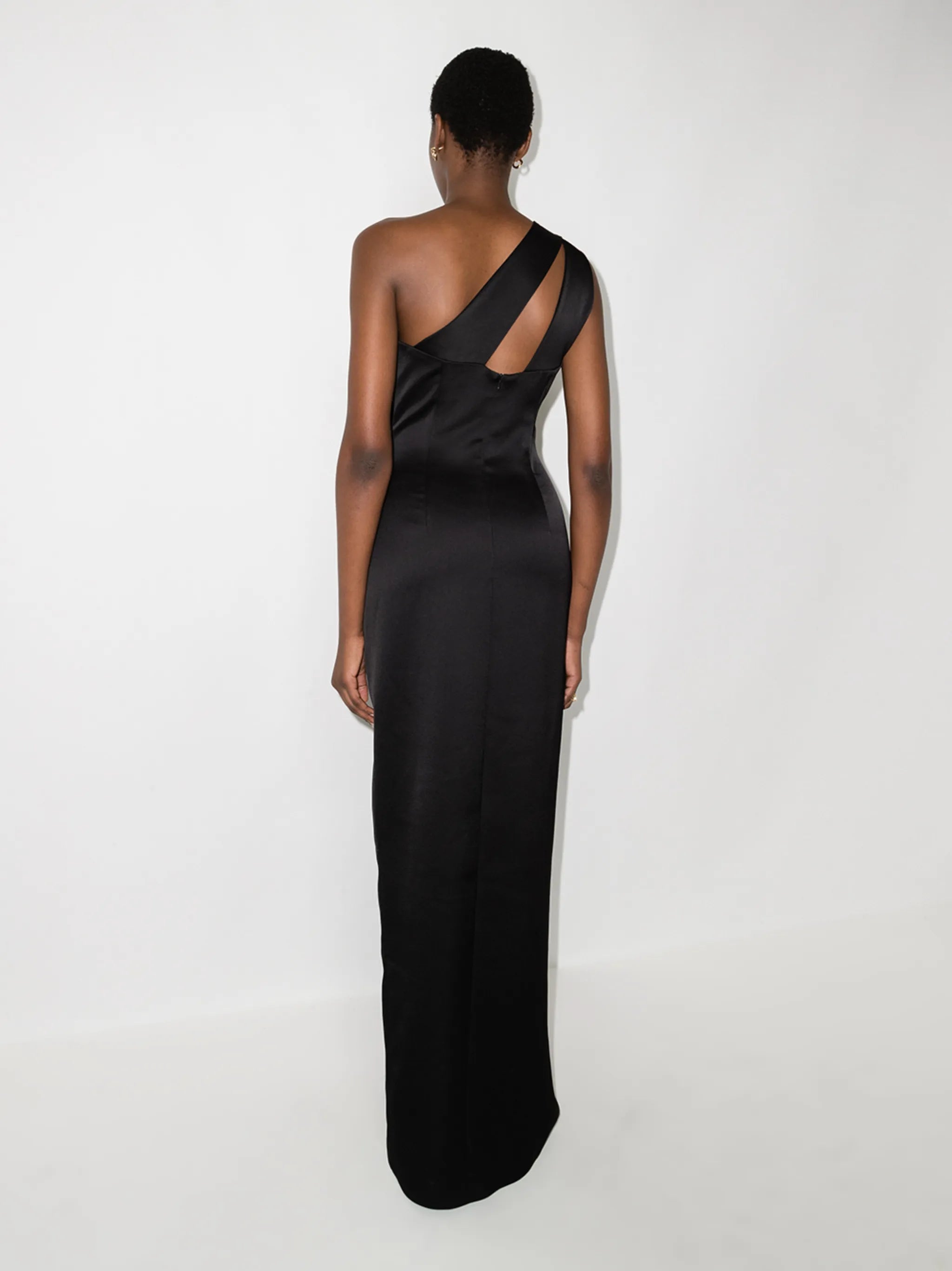one-shoulder maxi dress