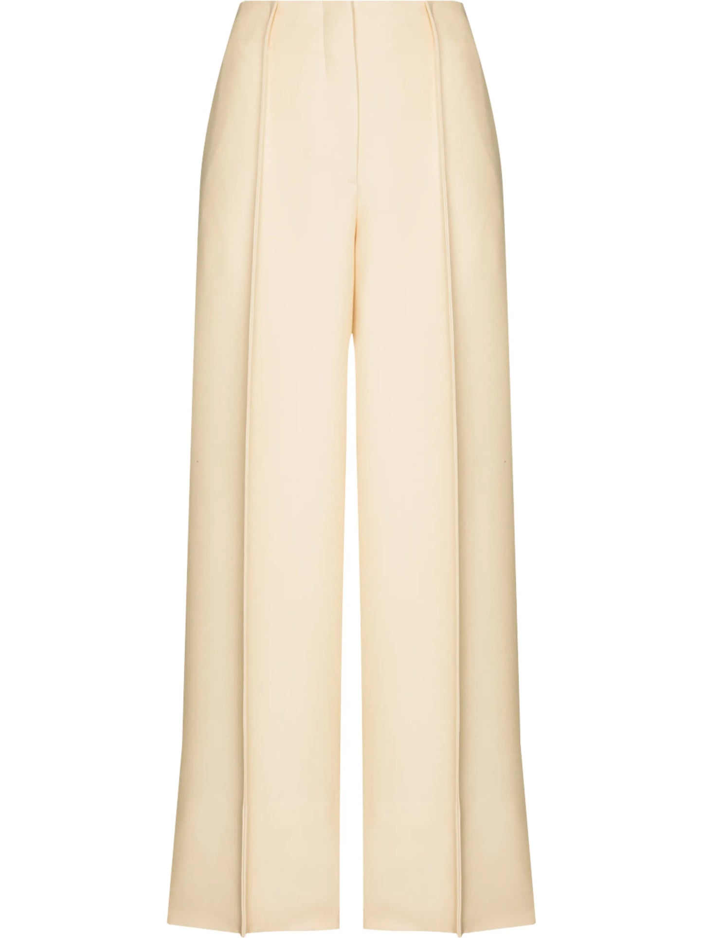 high-rise tailored trousers