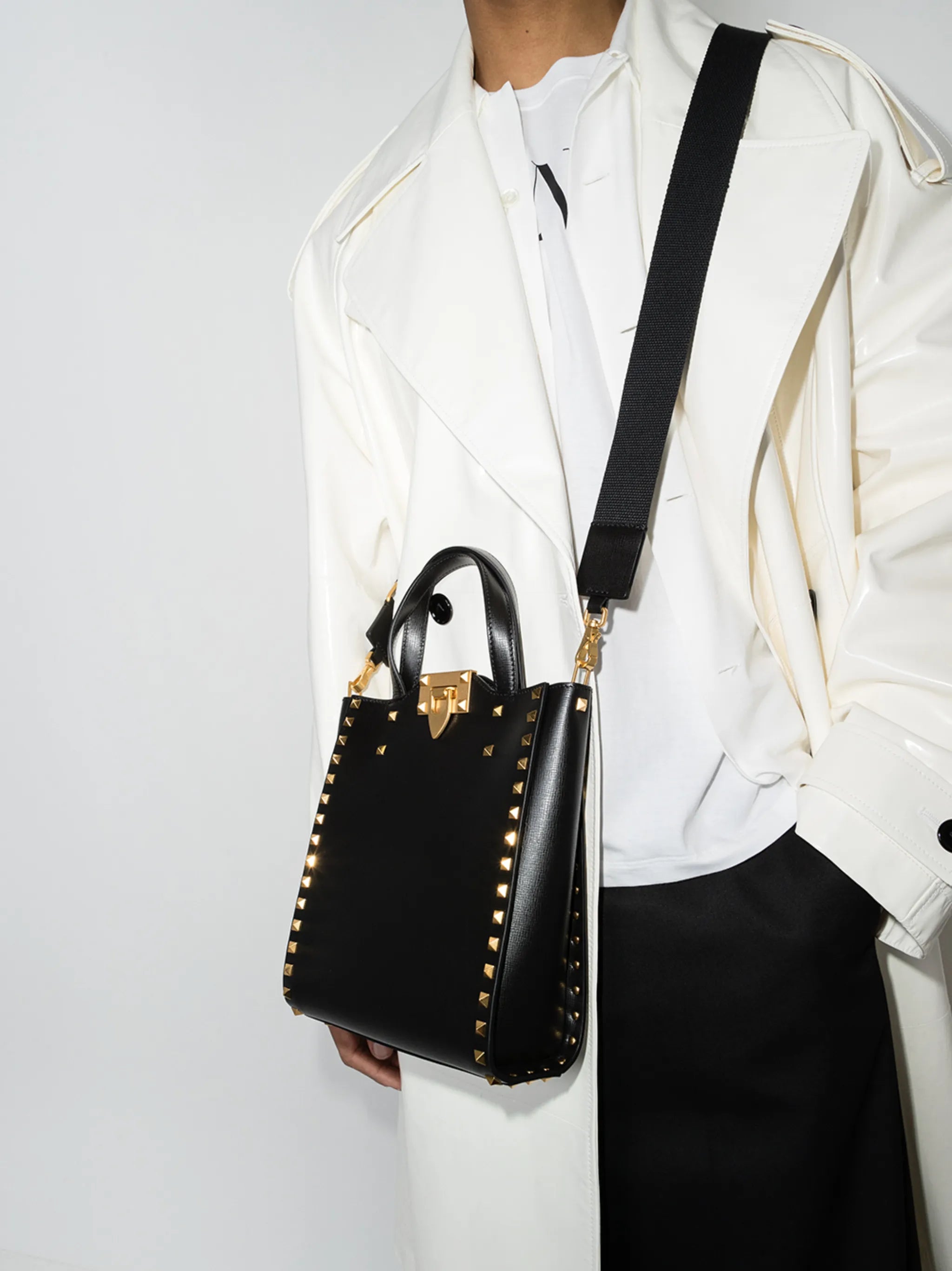 small Rockstud tote bag