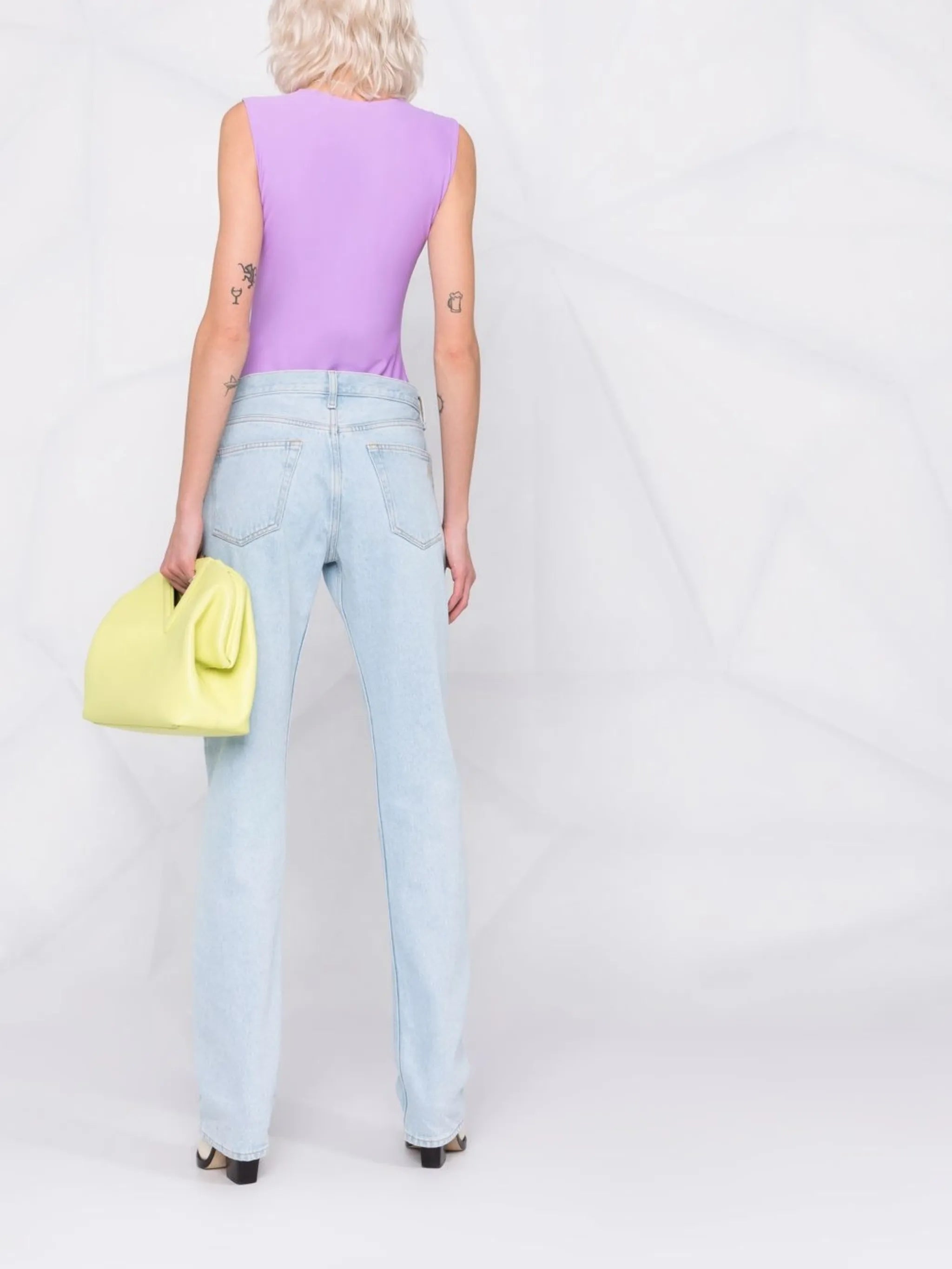 straight-leg boyfriend jeans