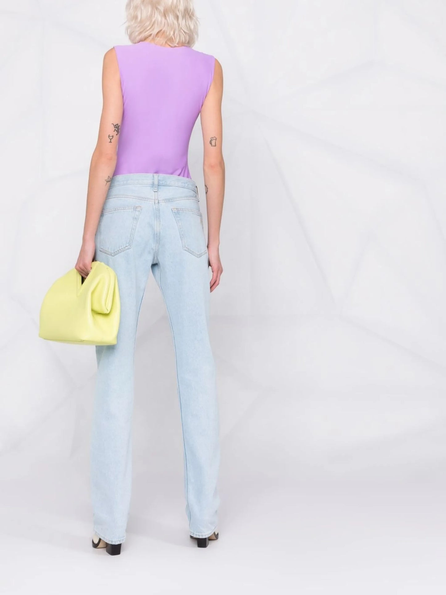 straight-leg boyfriend jeans