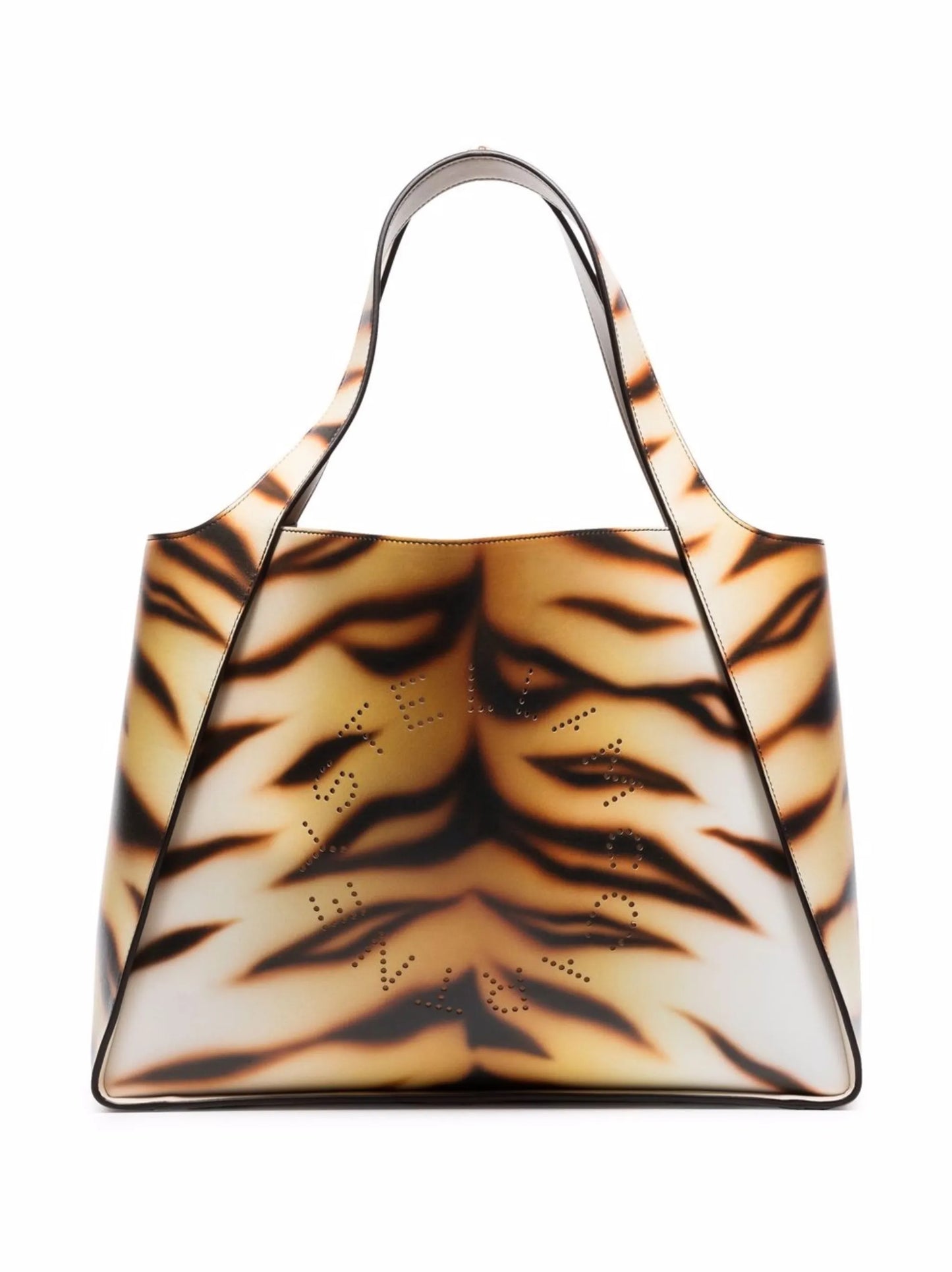 Stella Logo tiger-print tote bag