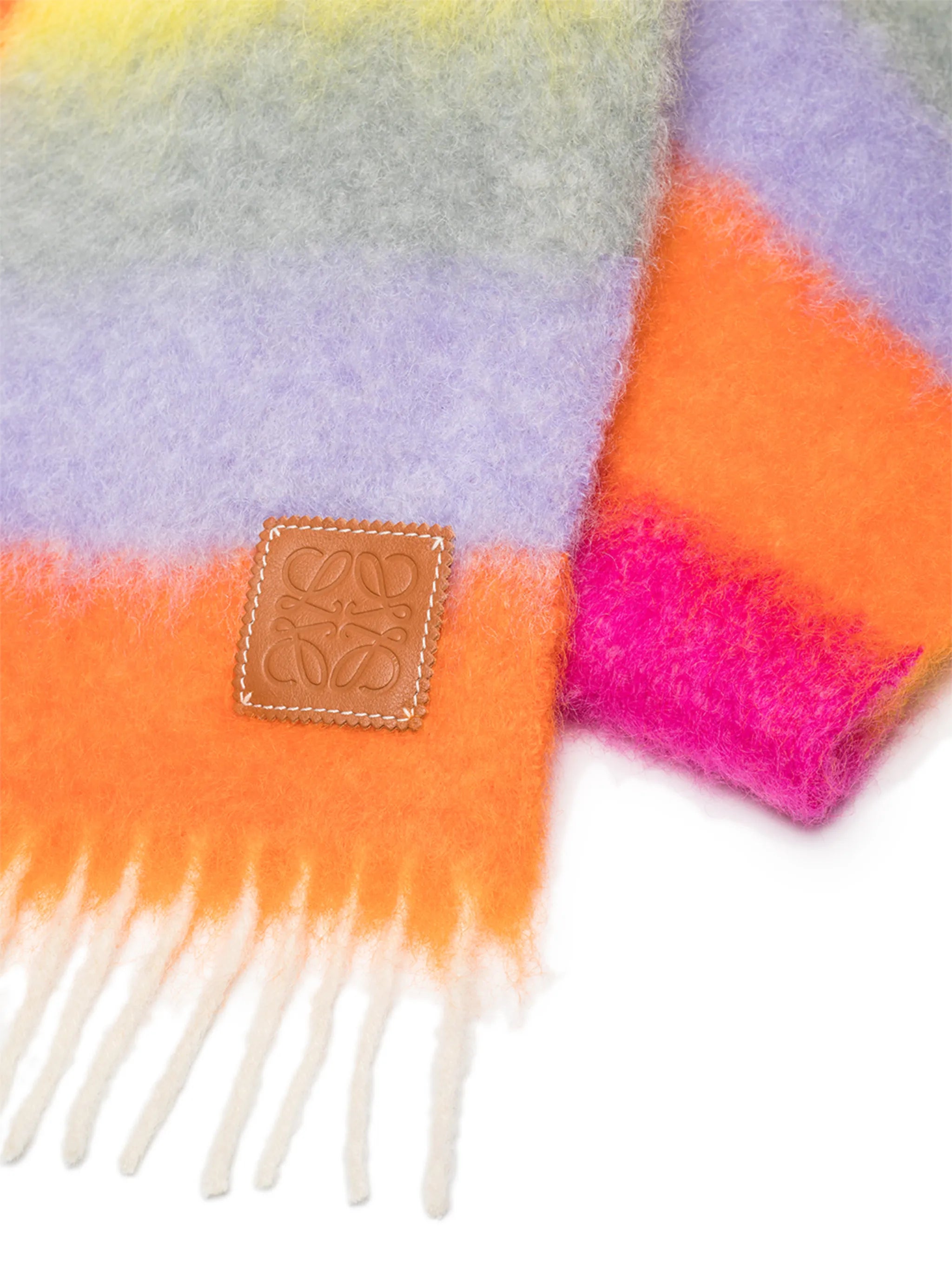 striped wool scarf