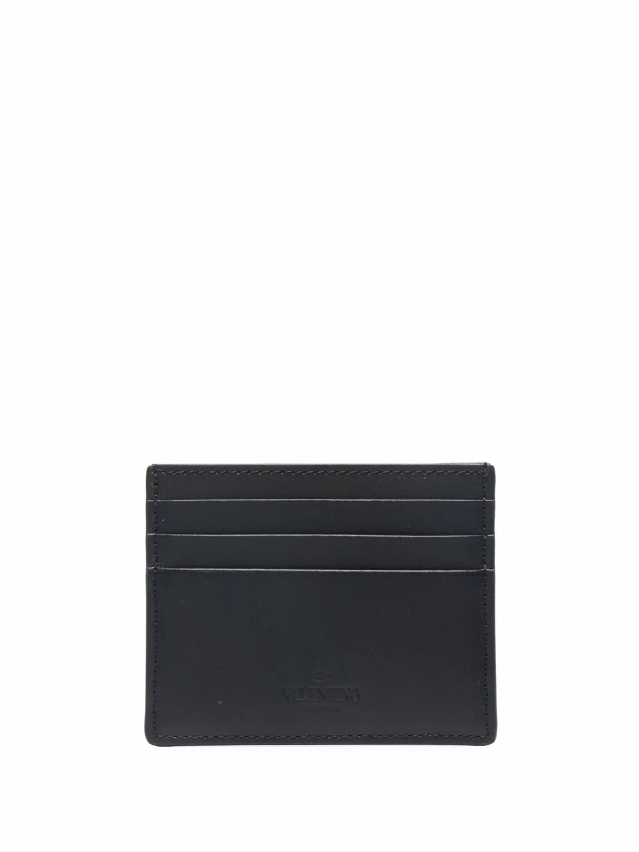 VLTN logo-print cardholder