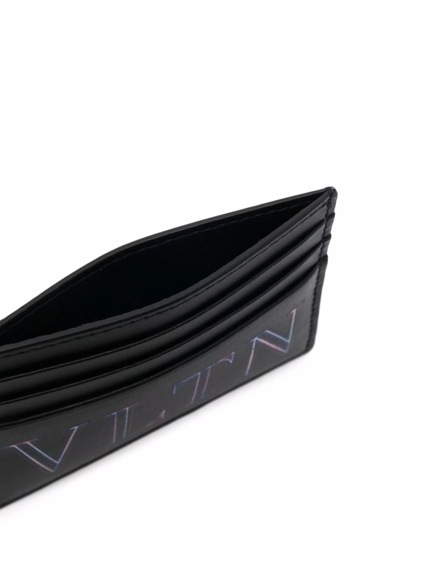 VLTN logo-print cardholder