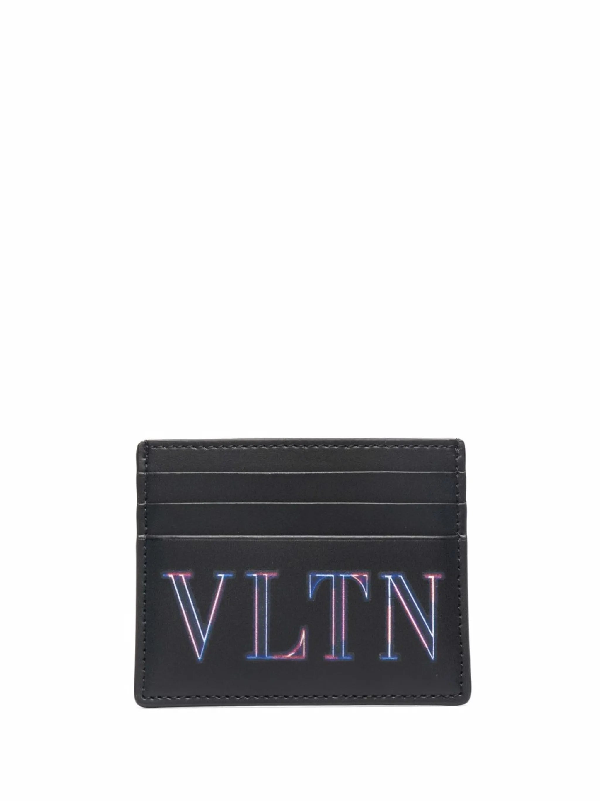 VLTN logo-print cardholder