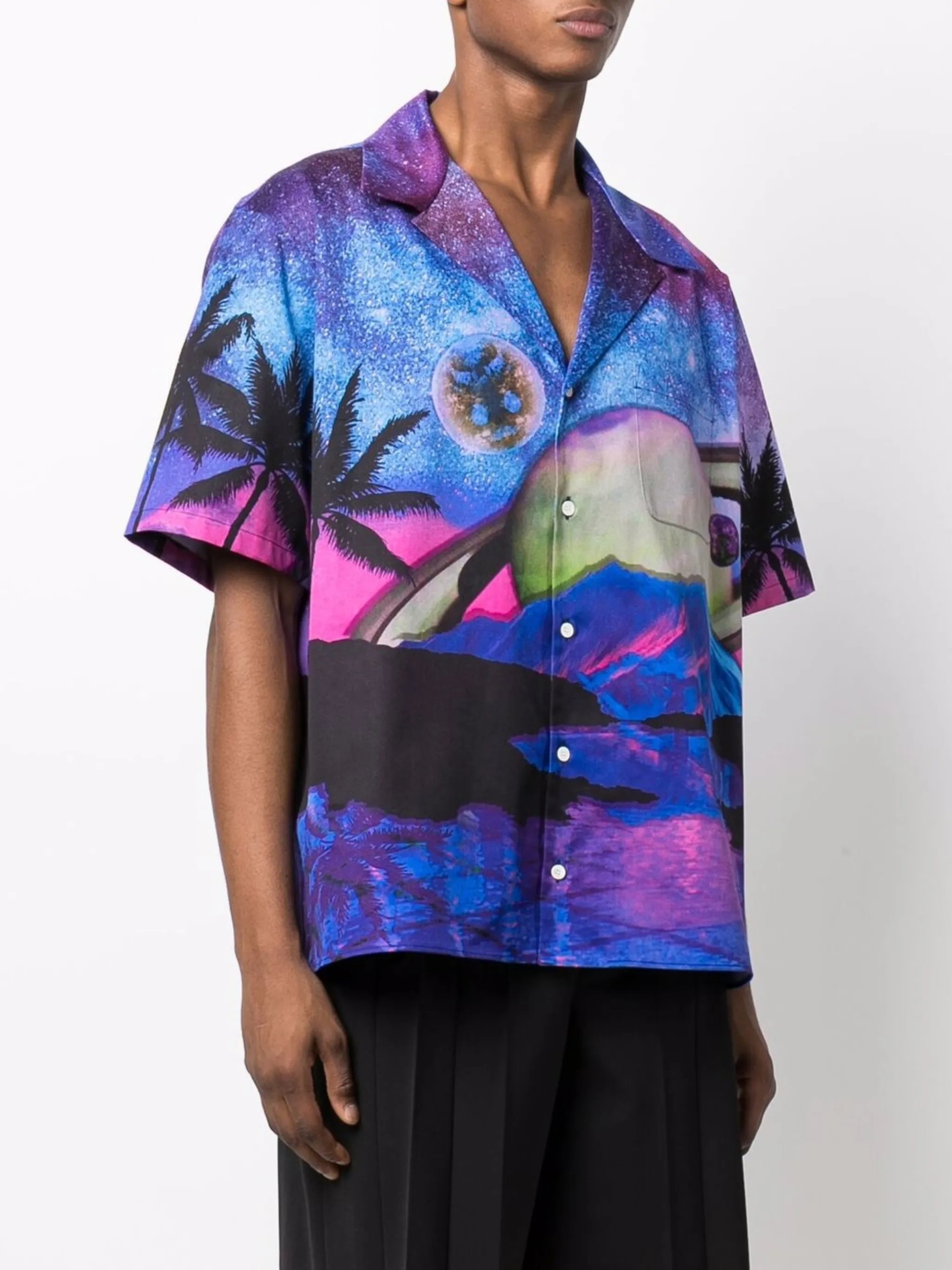 water sky print shirt