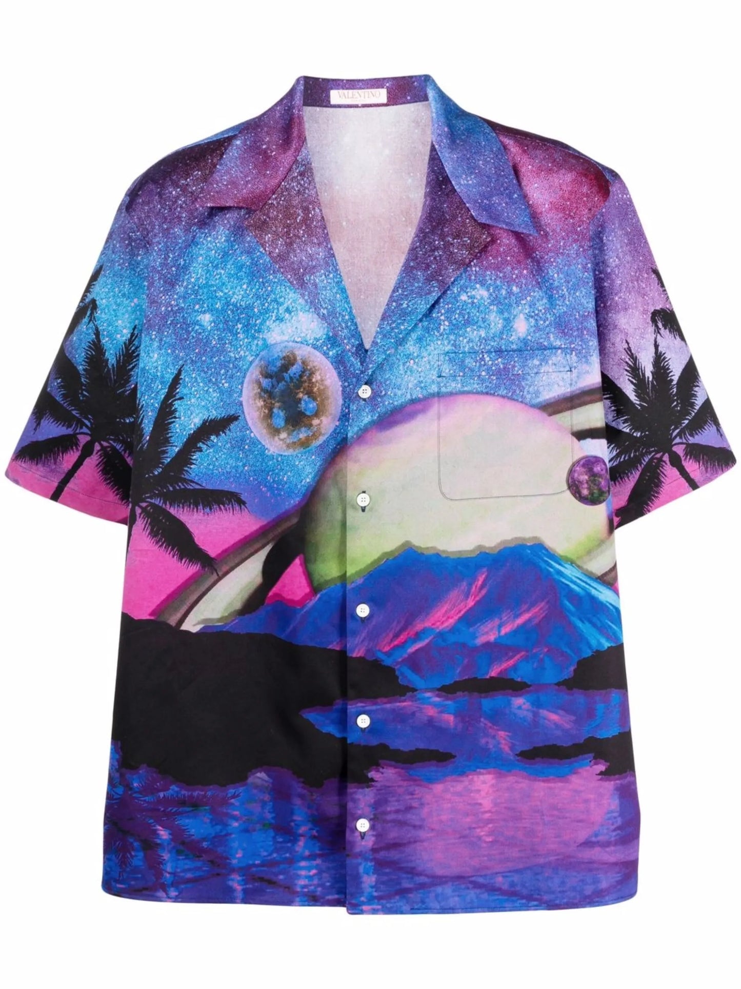water sky print shirt
