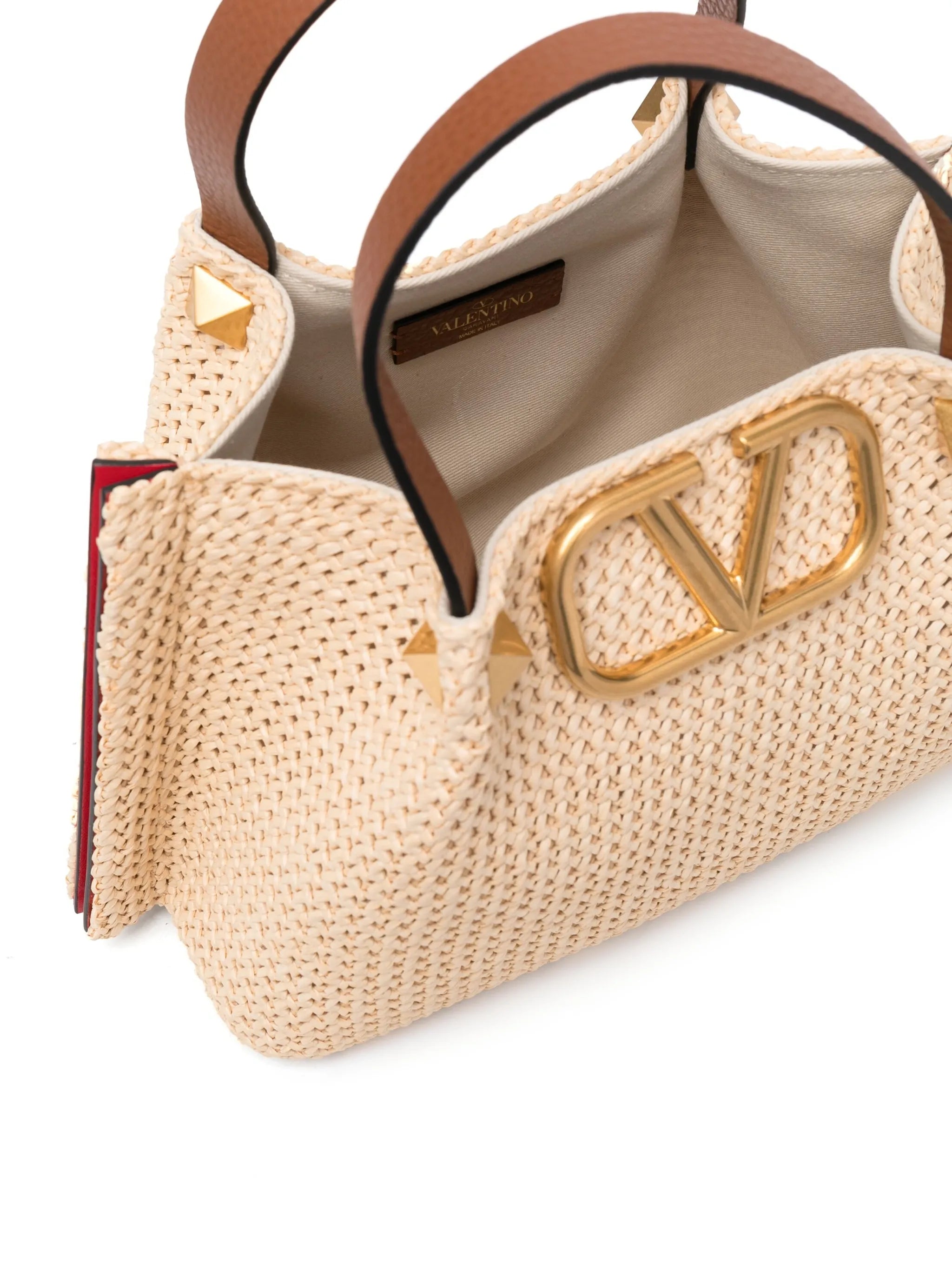 Summer interwoven tote bag