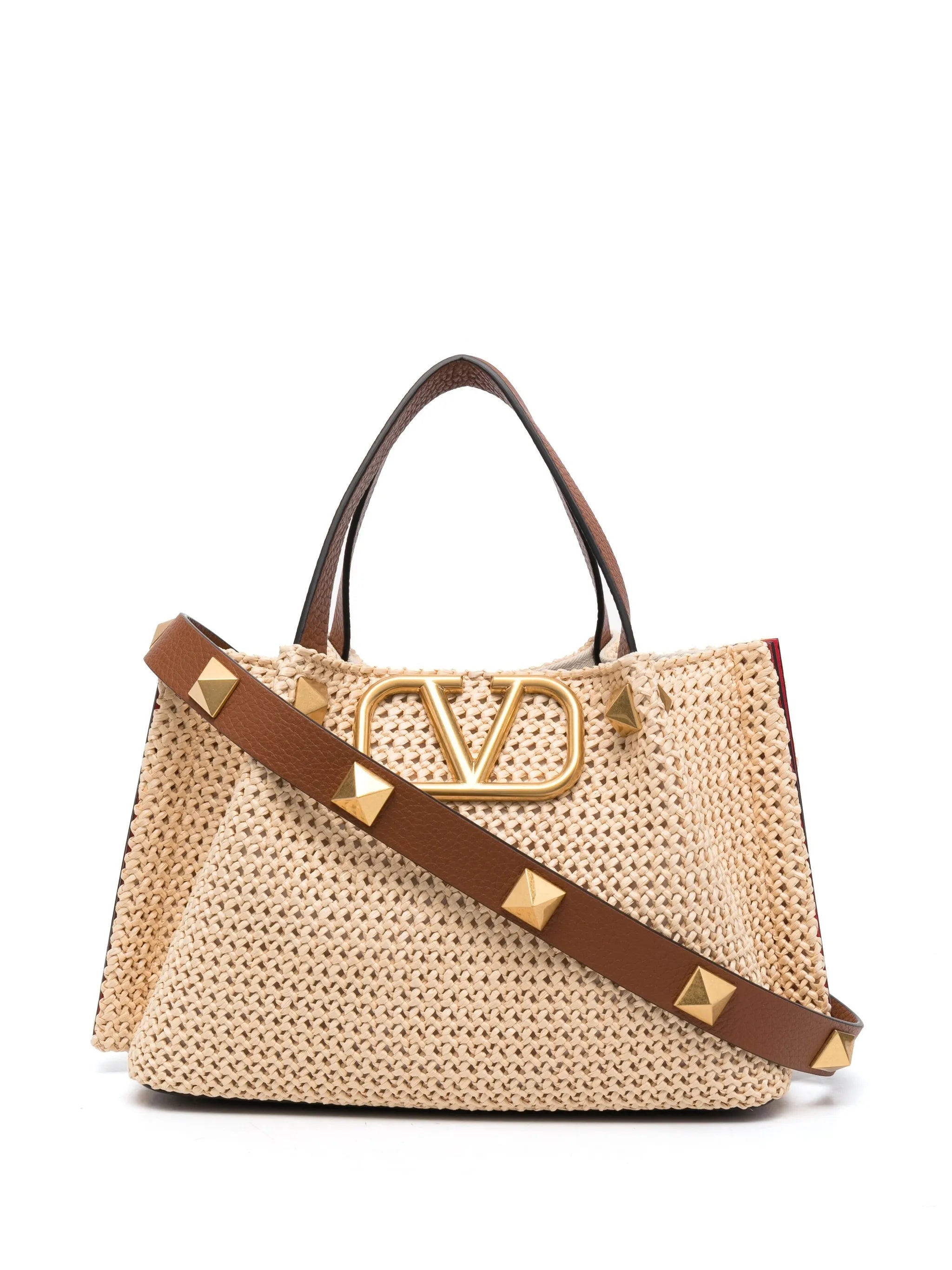 Summer interwoven tote bag