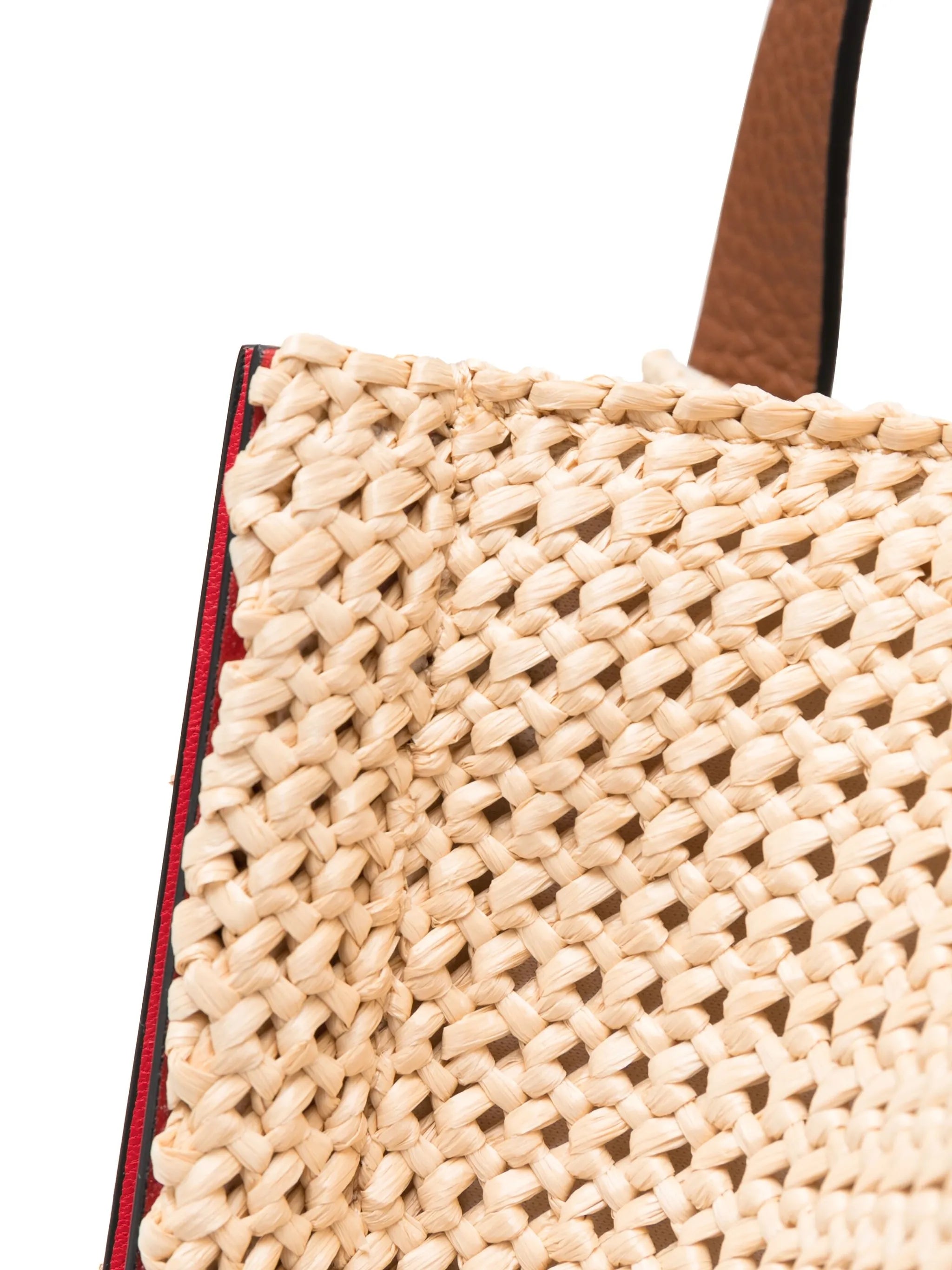 Summer interwoven tote bag