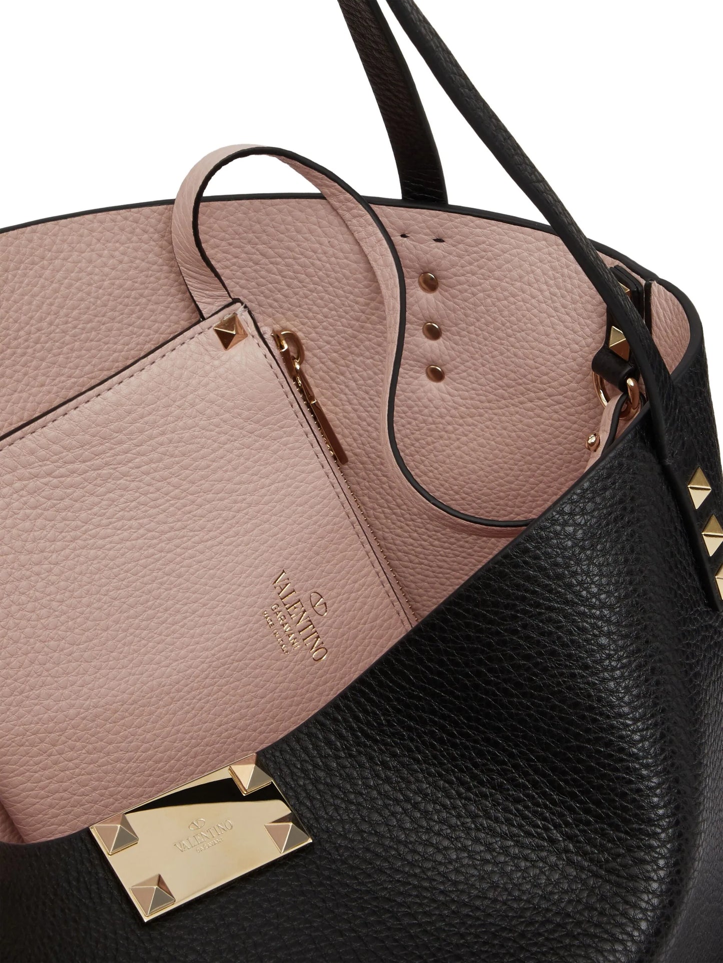 medium Rockstud-embellishment tote bag