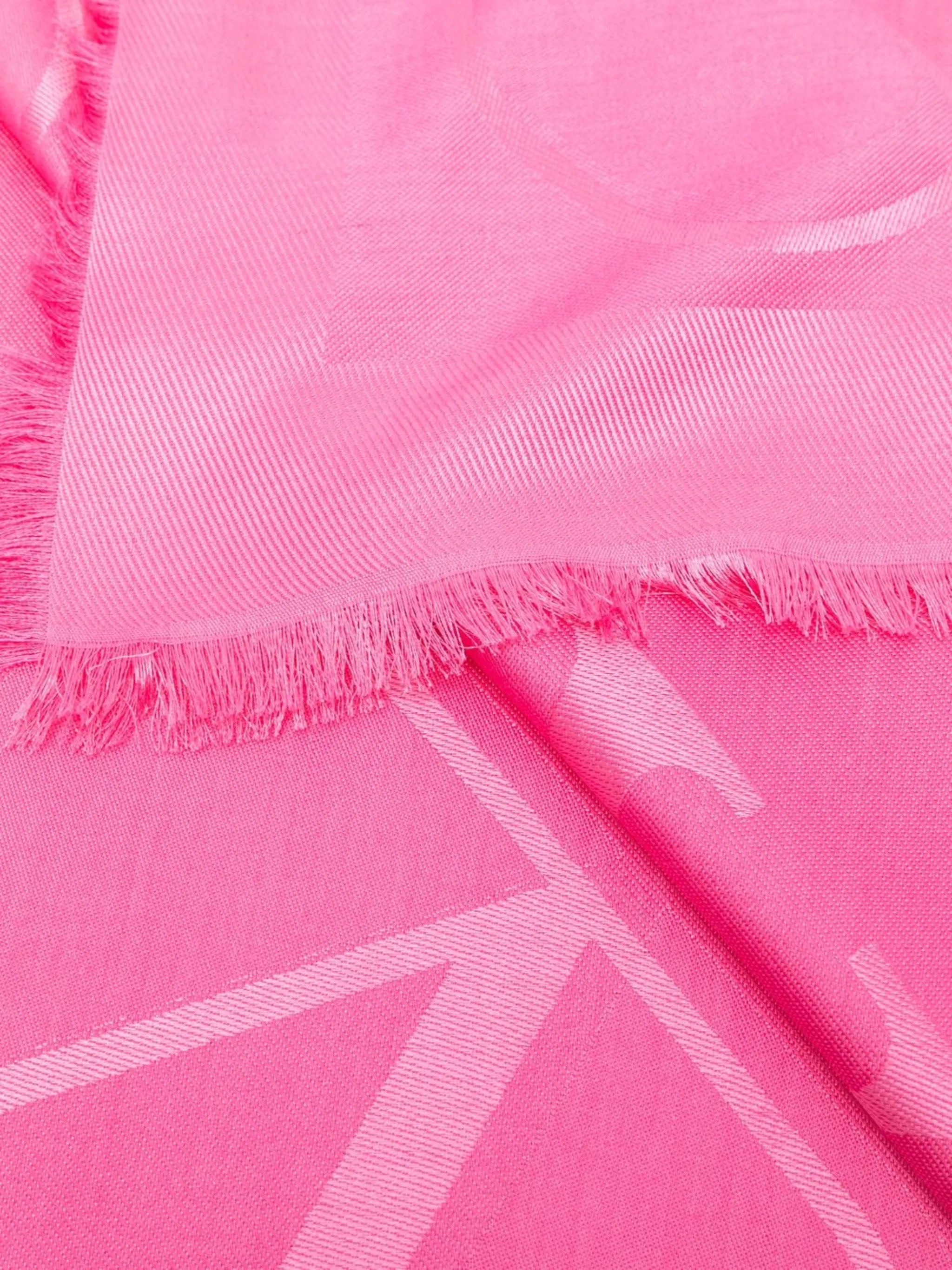 VLogo Signature jacquard shawl