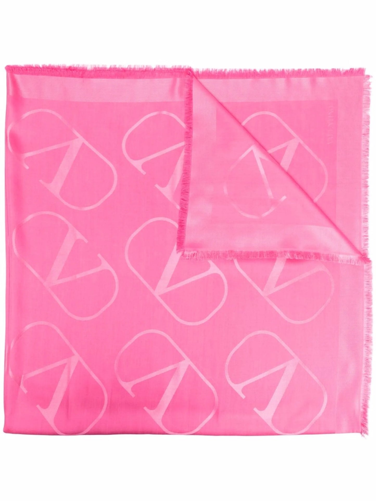 VLogo Signature jacquard shawl