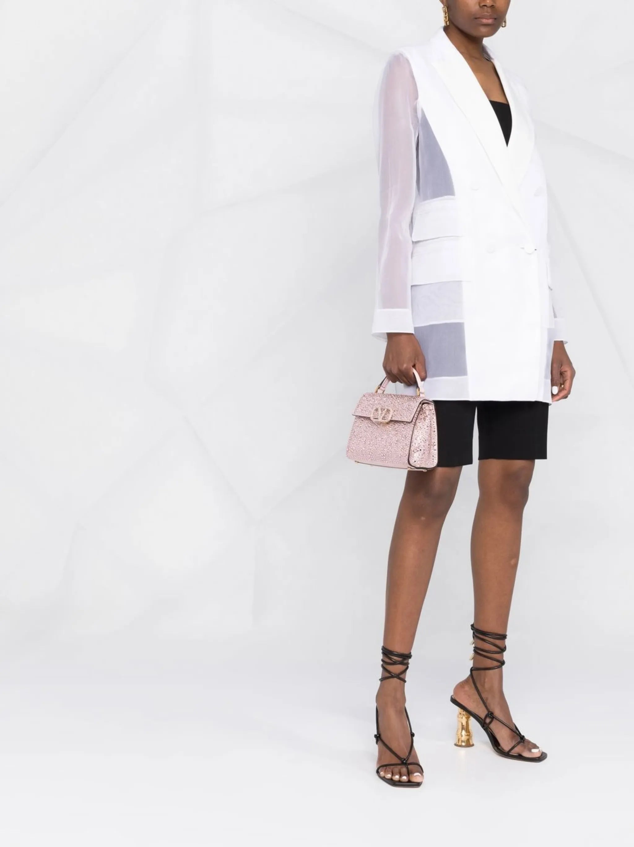 VSling embroidered mini bag