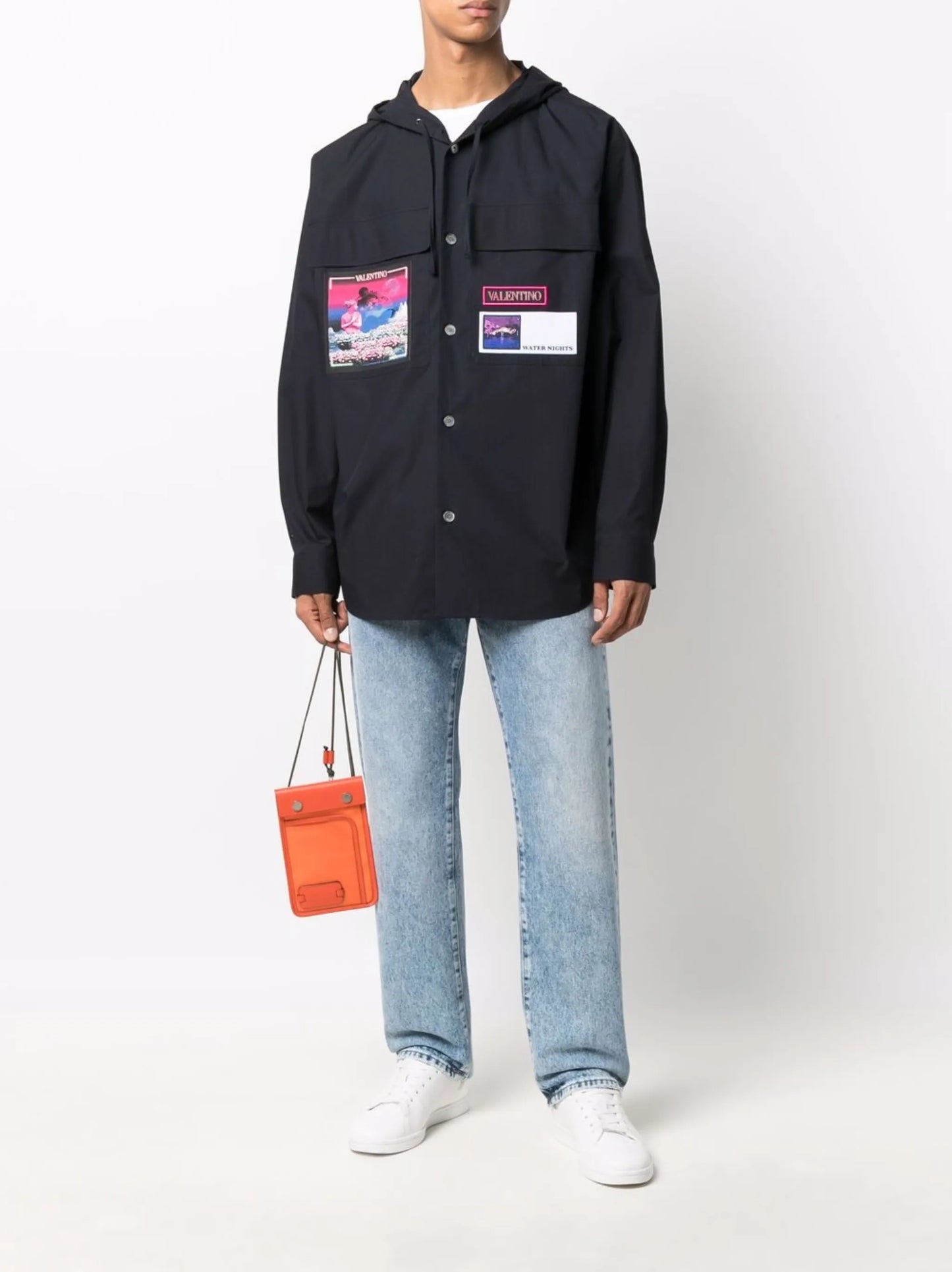 VLogo straight-leg jeans