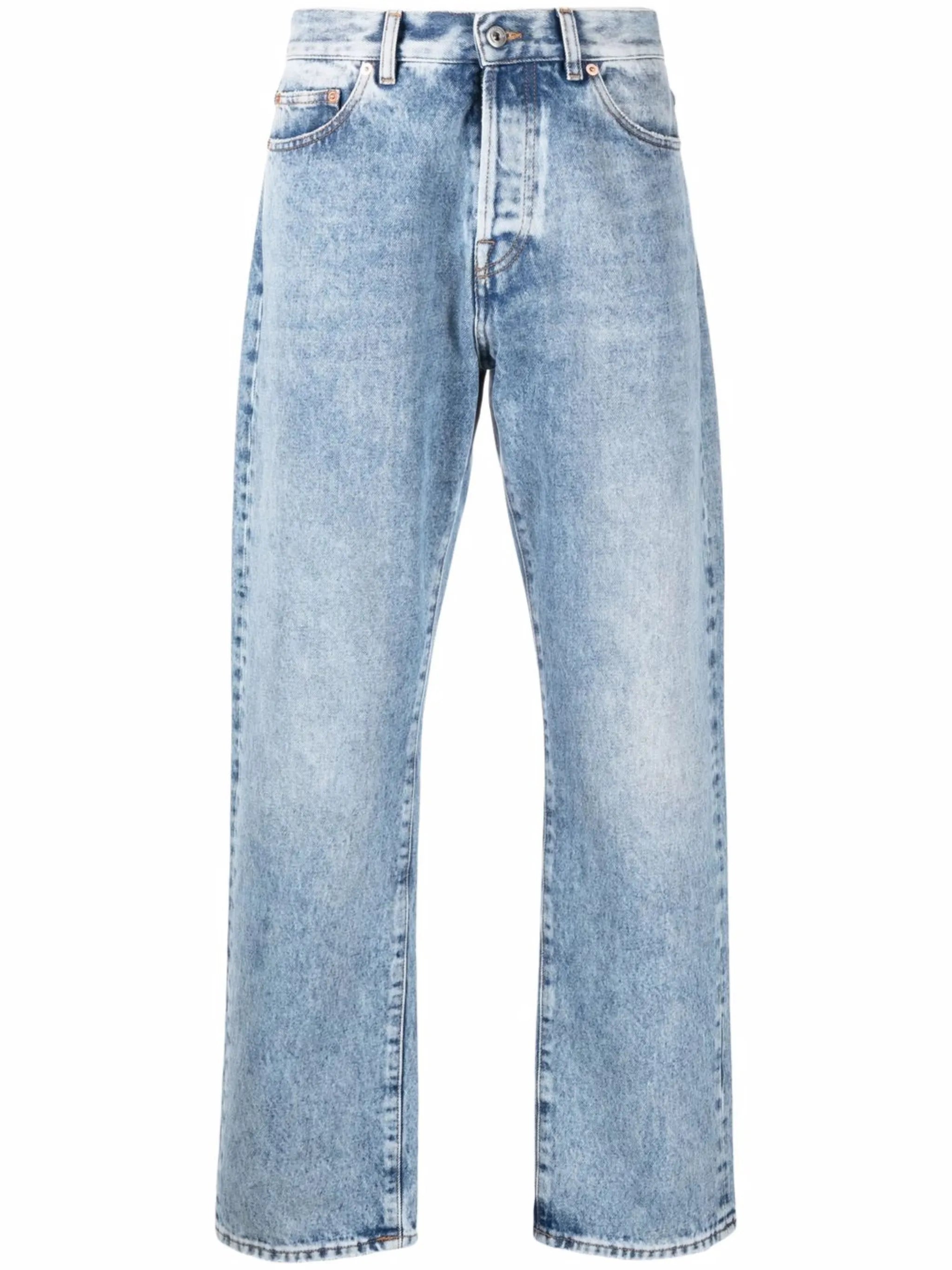 VLogo straight-leg jeans