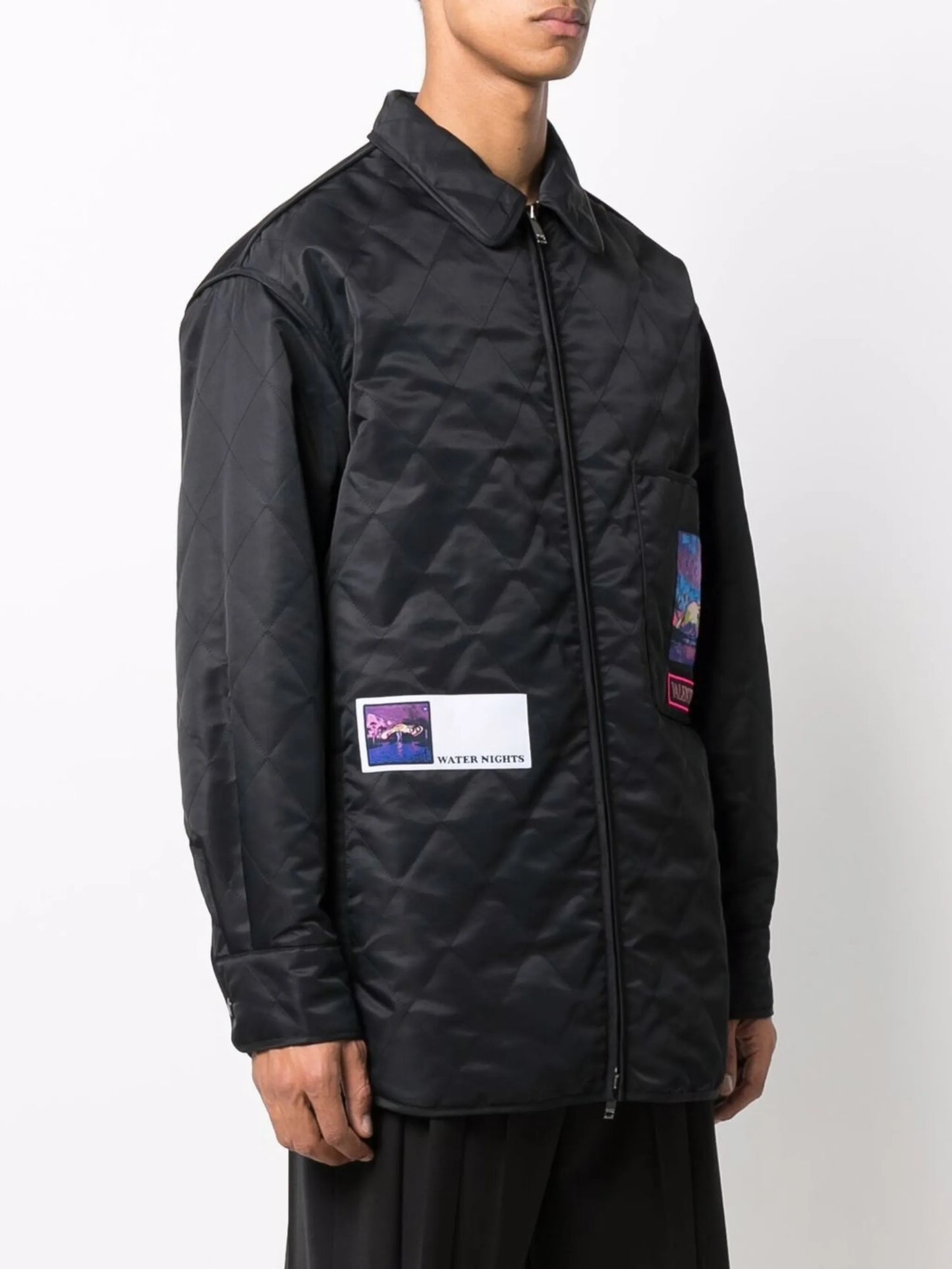 quilted shirt jacket