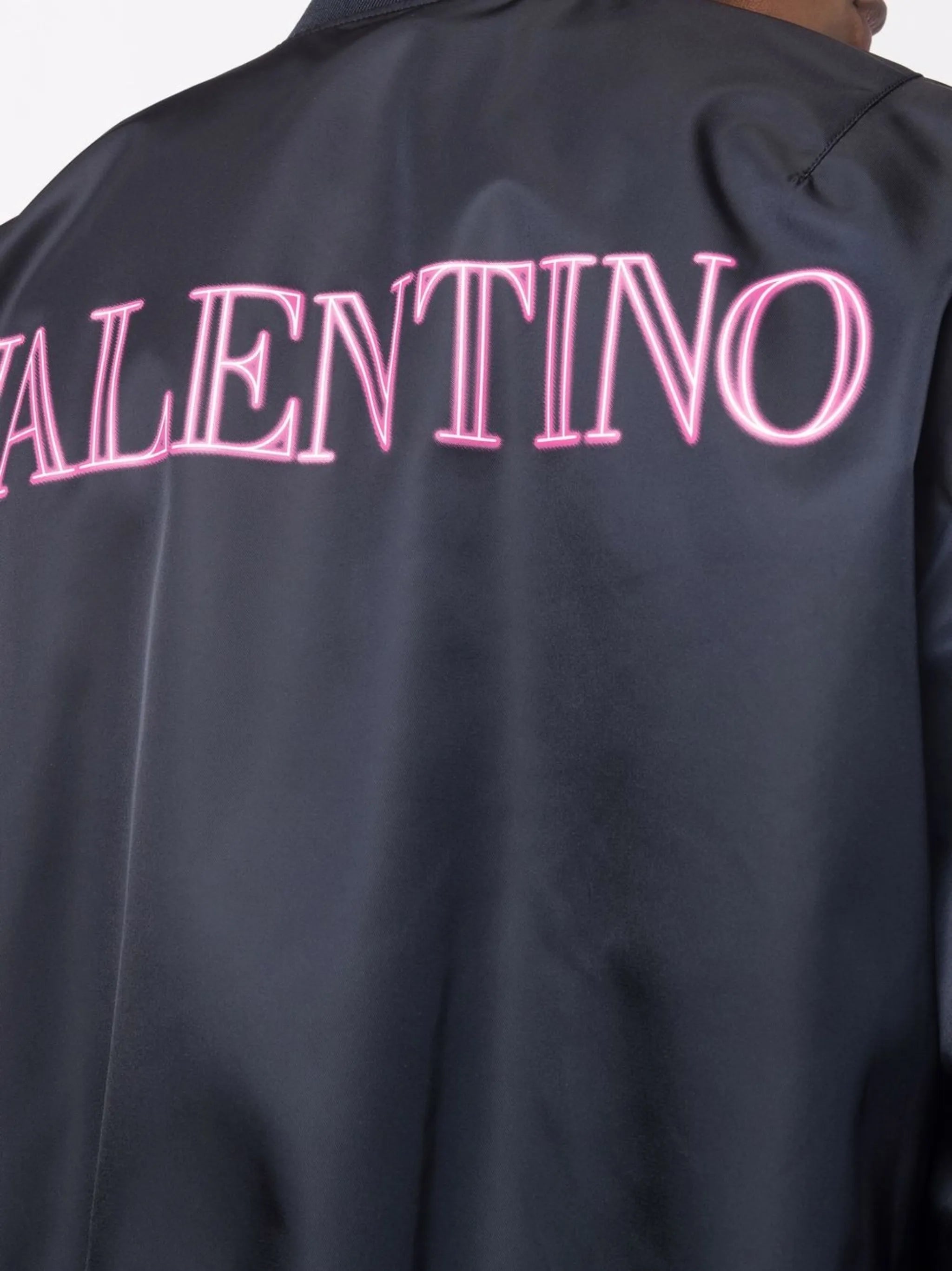 Neon Universe print bomber jacket