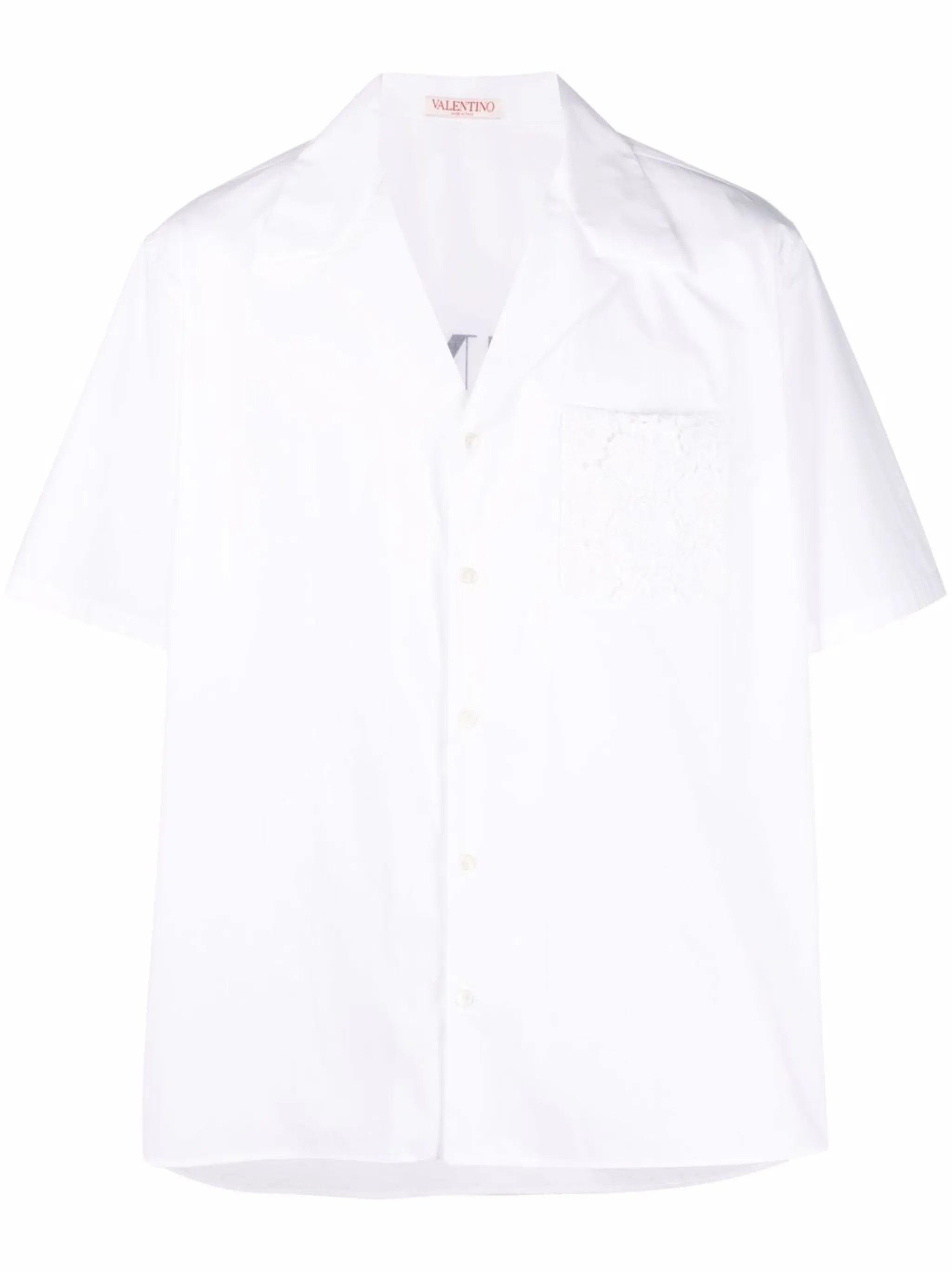 logo-print cotton shirt