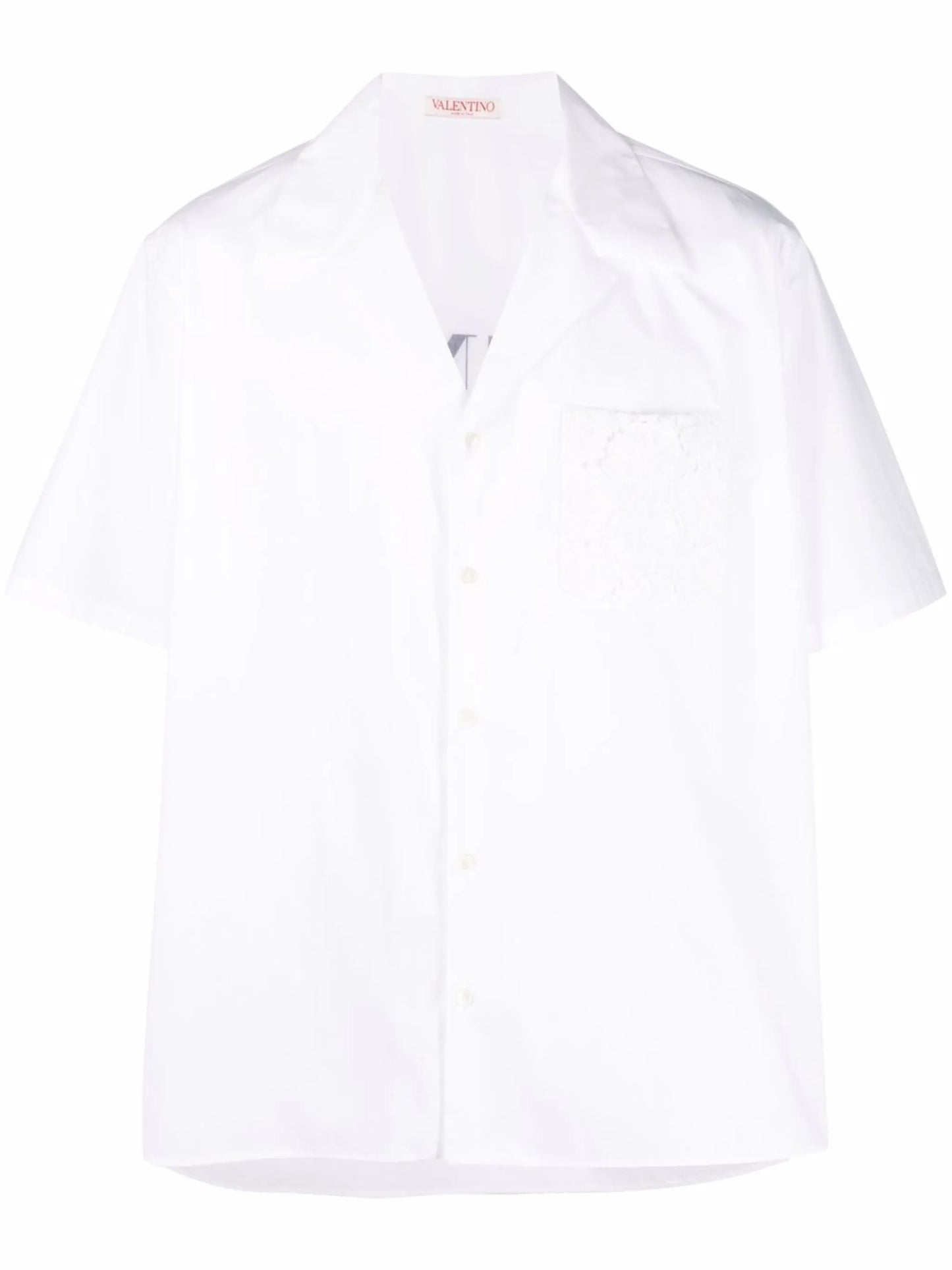 logo-print cotton shirt