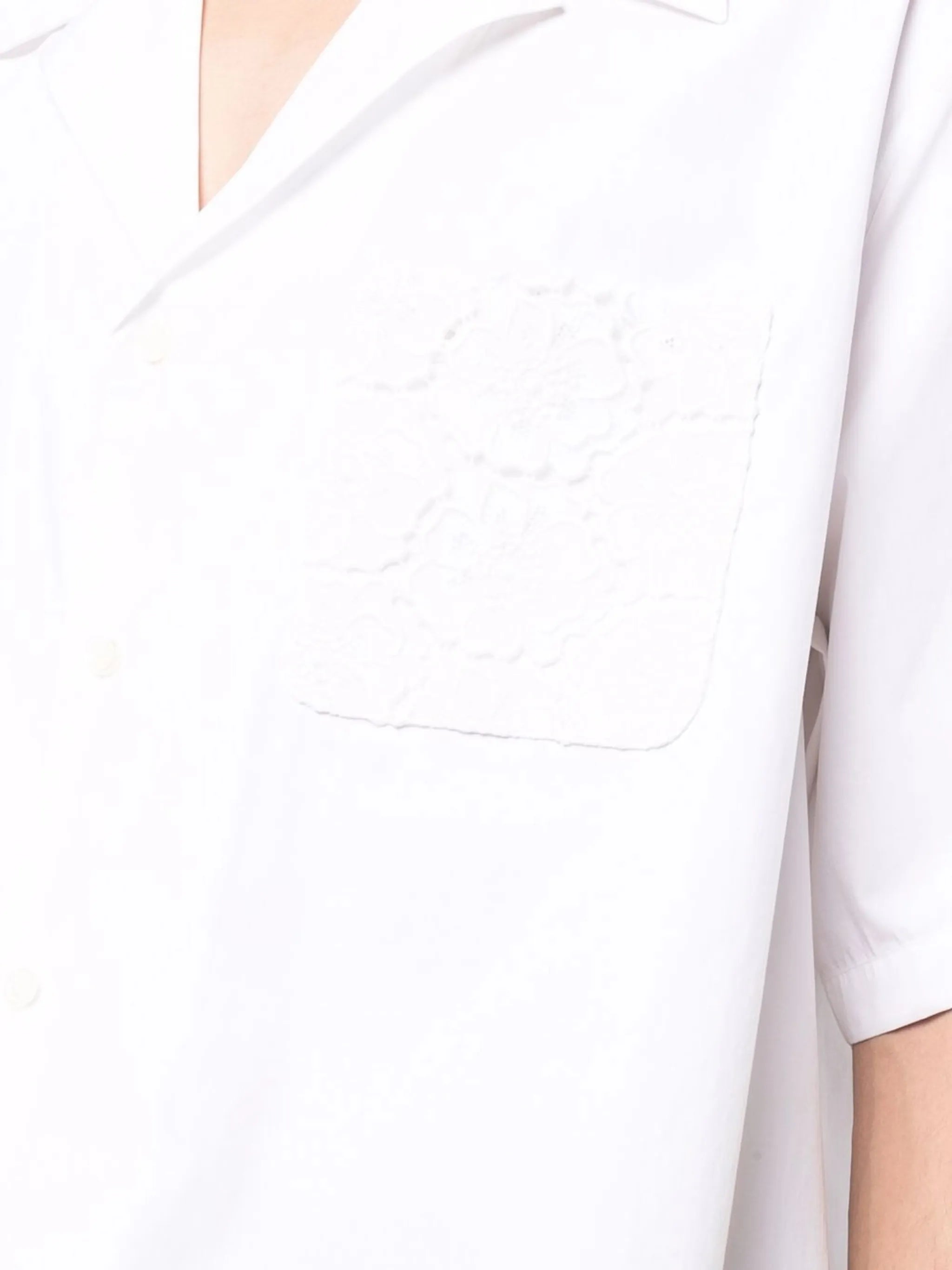 logo-print cotton shirt