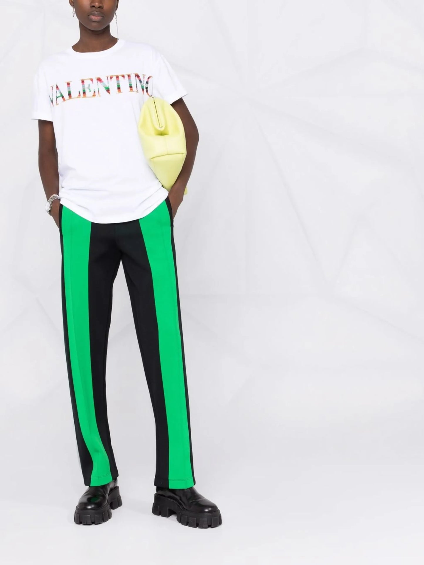 sequin-logo T-shirt