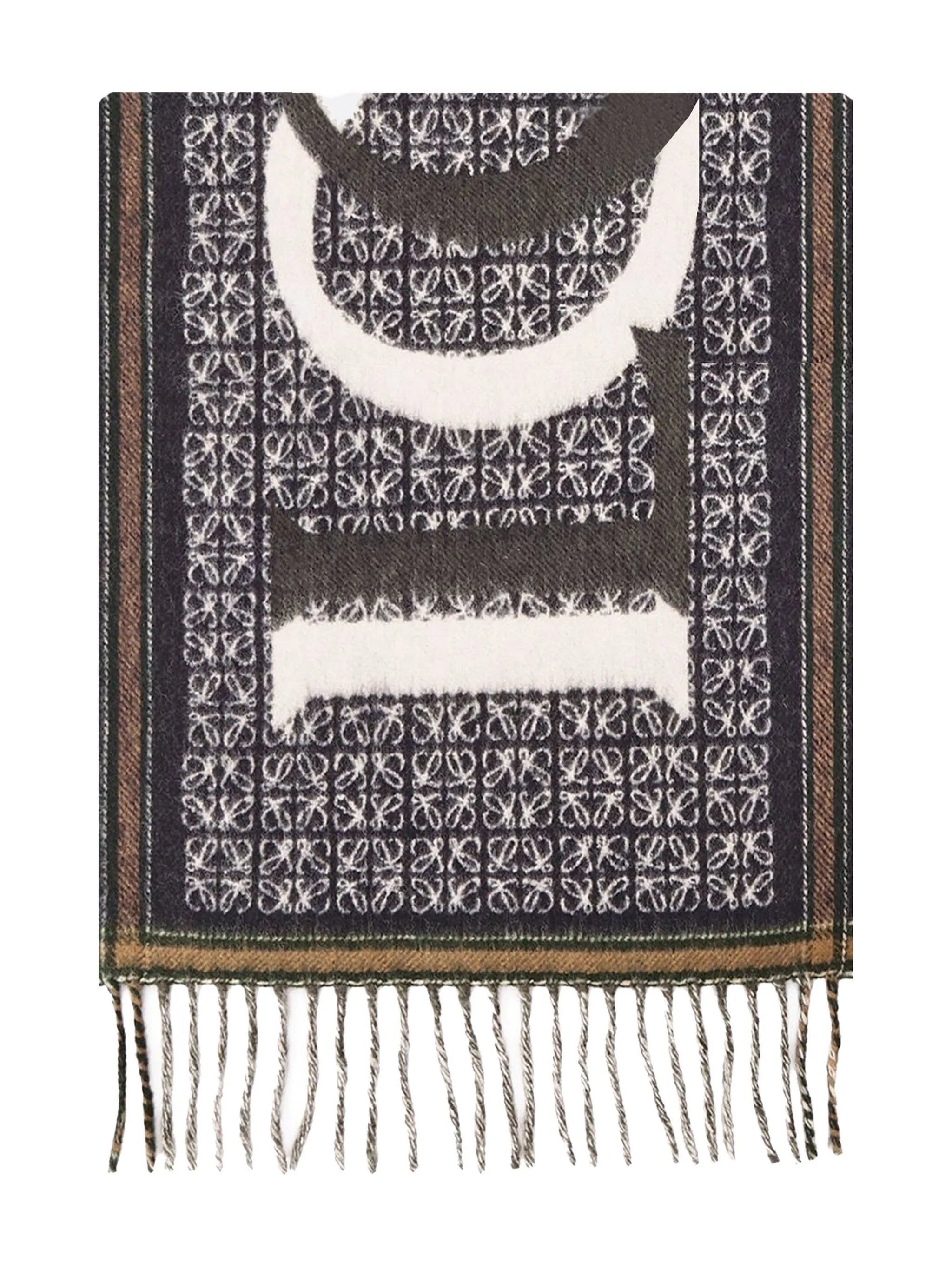 Love jacquard scarf