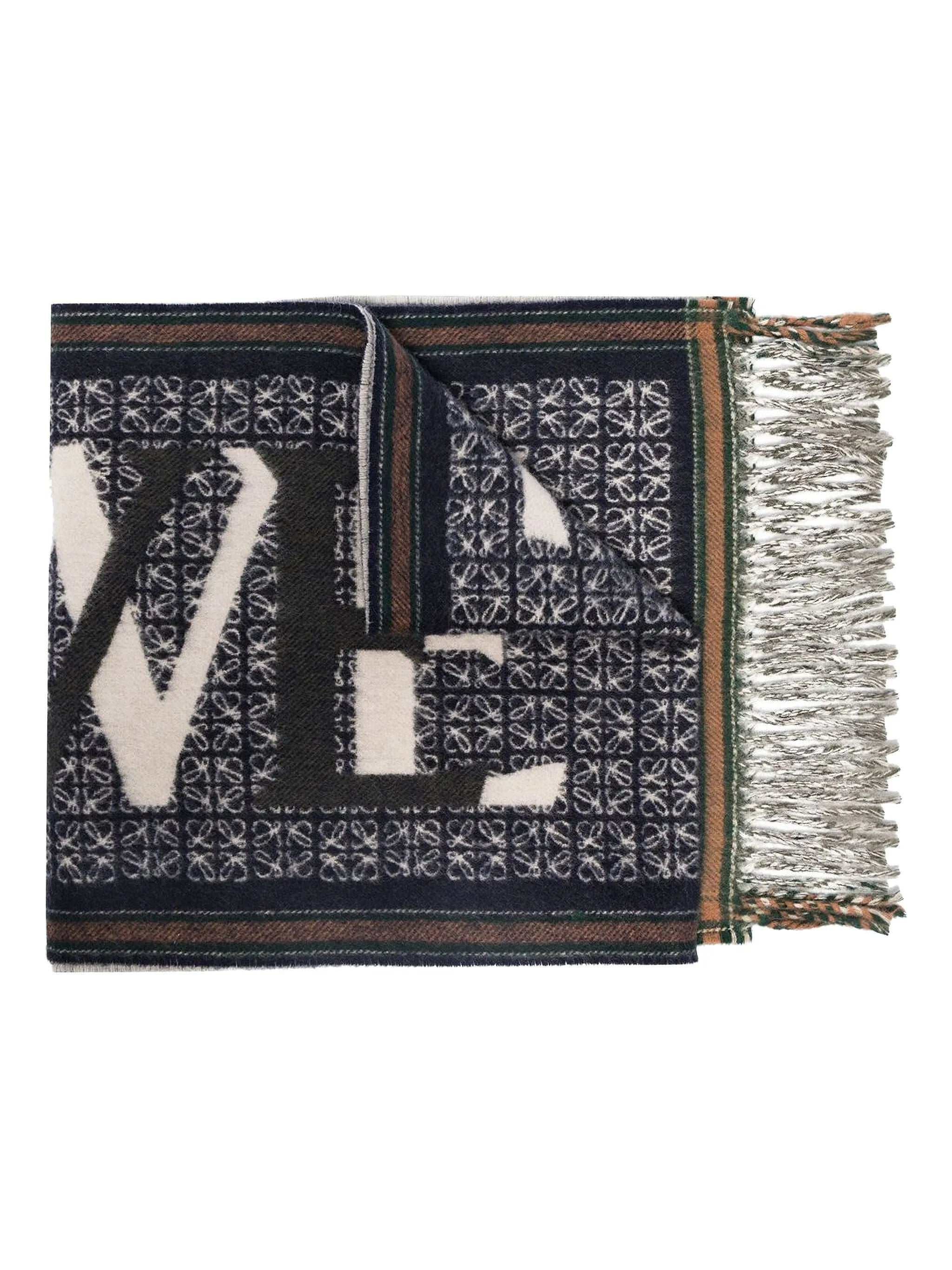 Love jacquard scarf