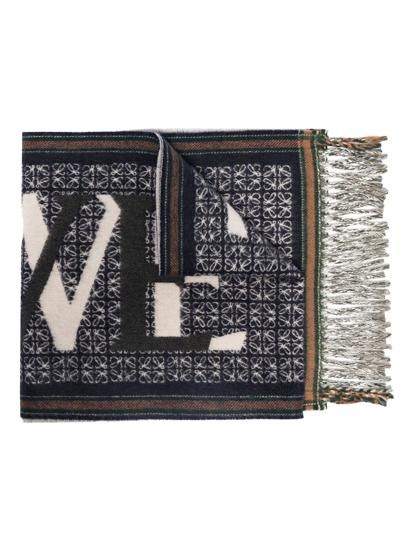 Love jacquard scarf