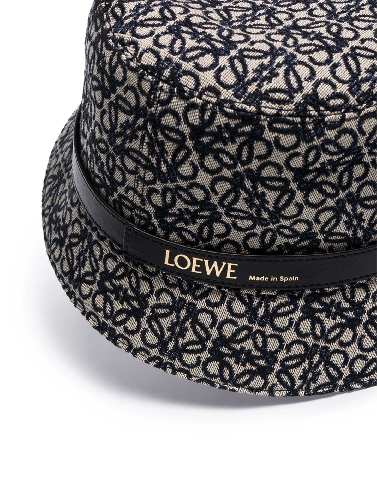 Anagram jacquard bucket hat