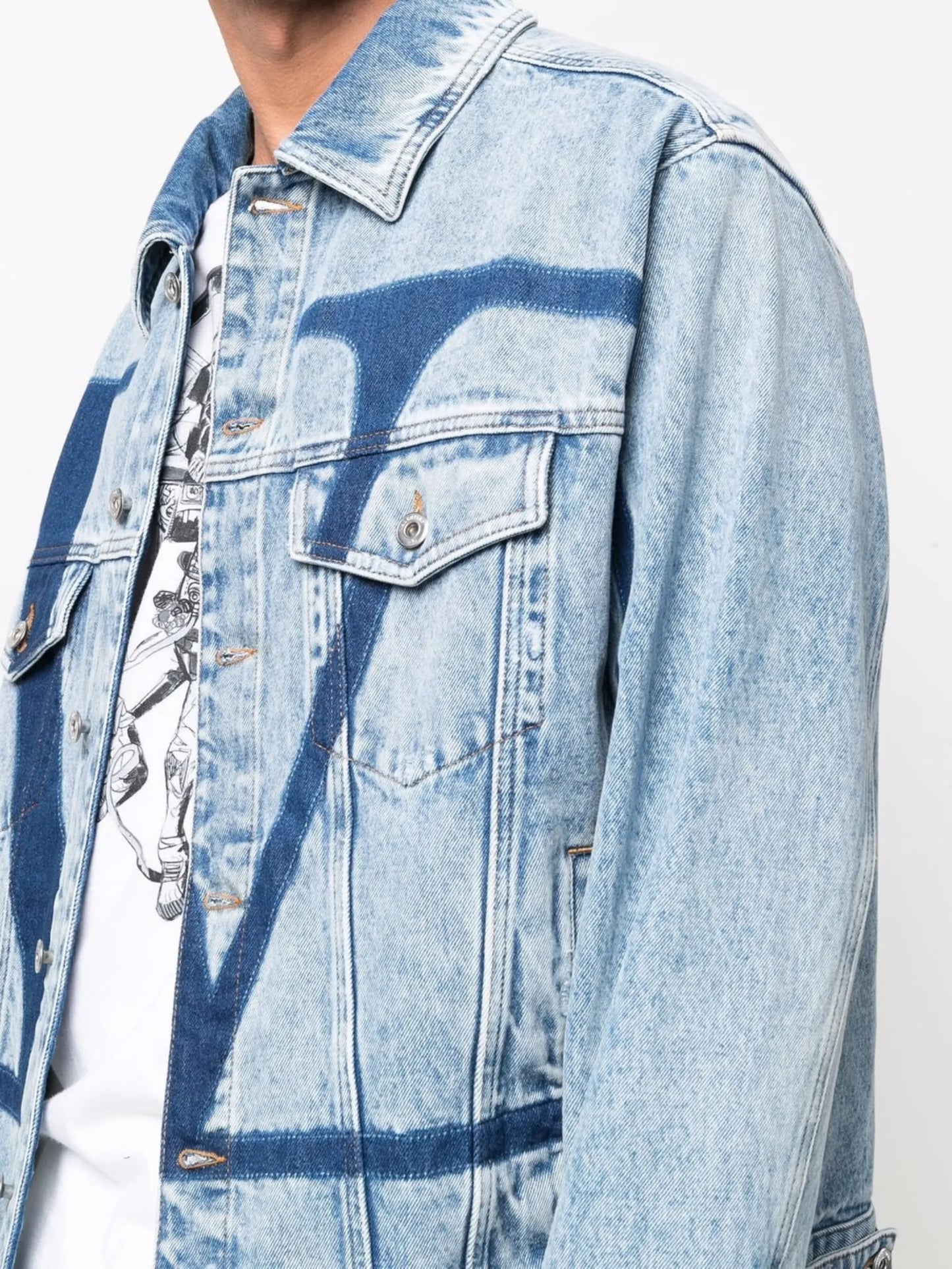 VLogo Signature denim jacket
