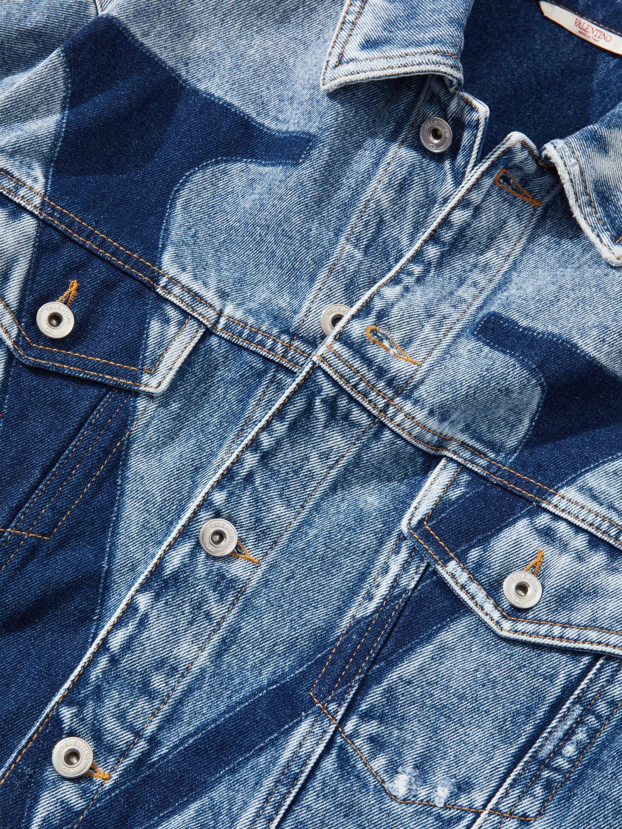 VLogo Signature denim jacket