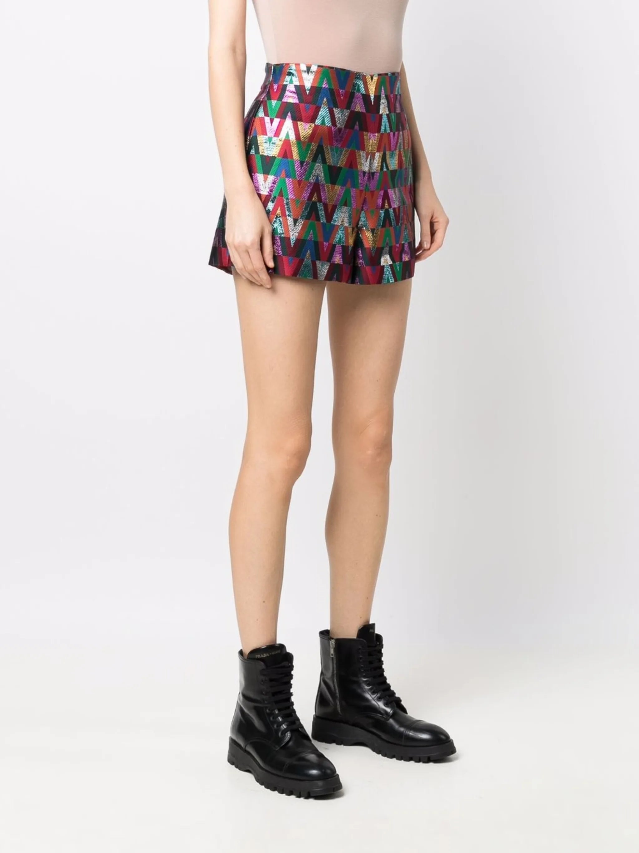 logo-embellished shorts