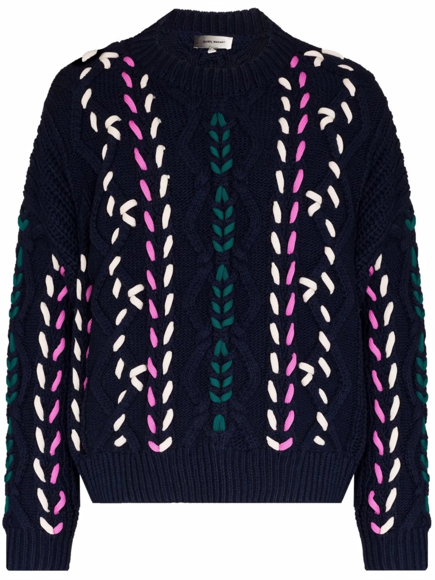 Zolan cable-knit jumper