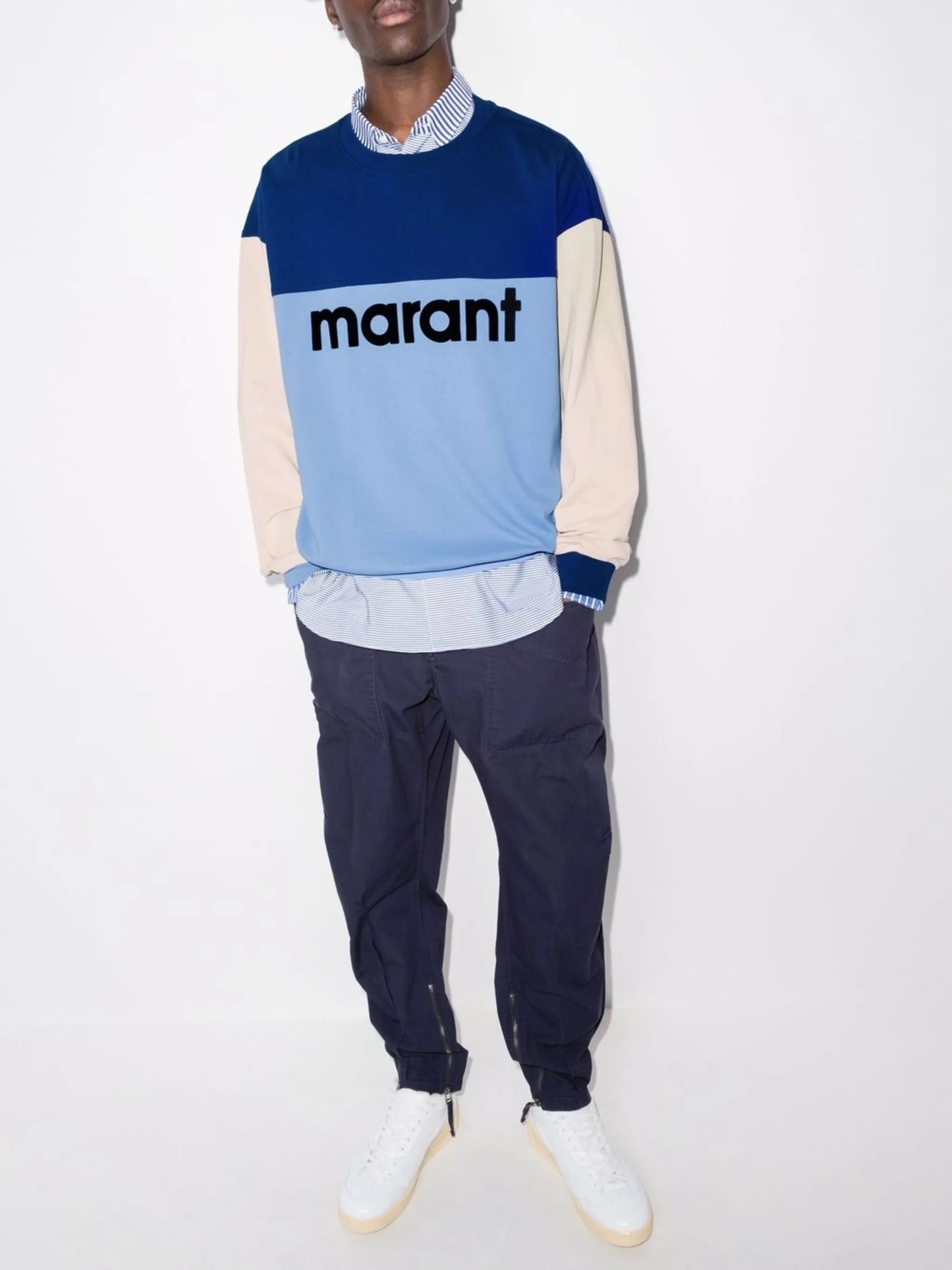 Aftone colour-block sweatshirt