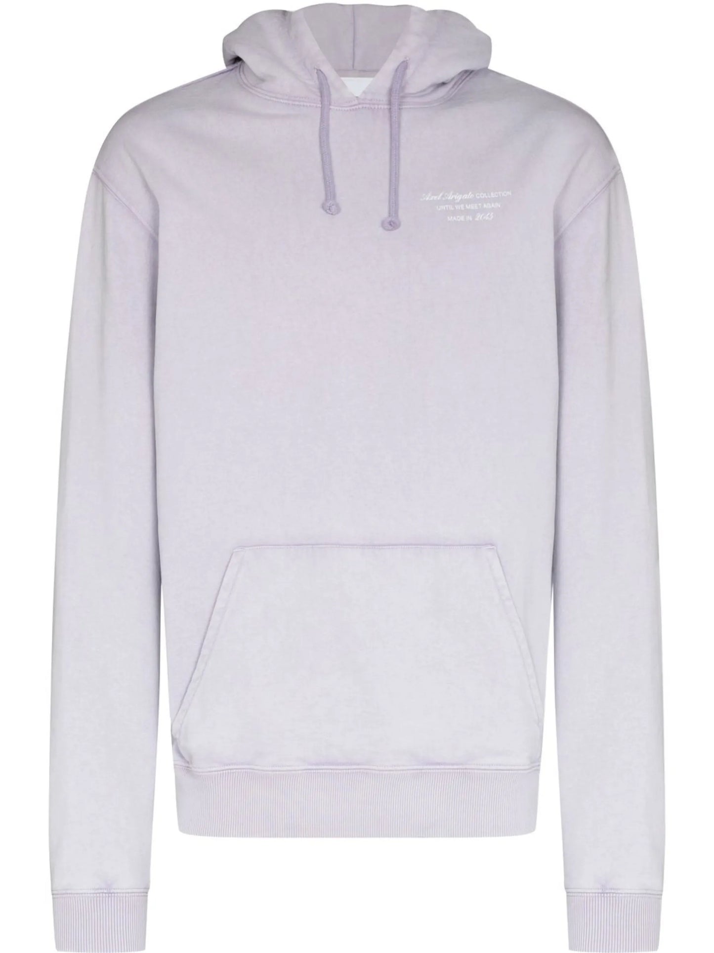 Reunited print drawstring hoodie