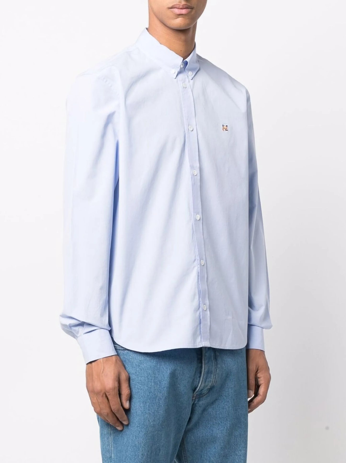 embroidered-fox shirt