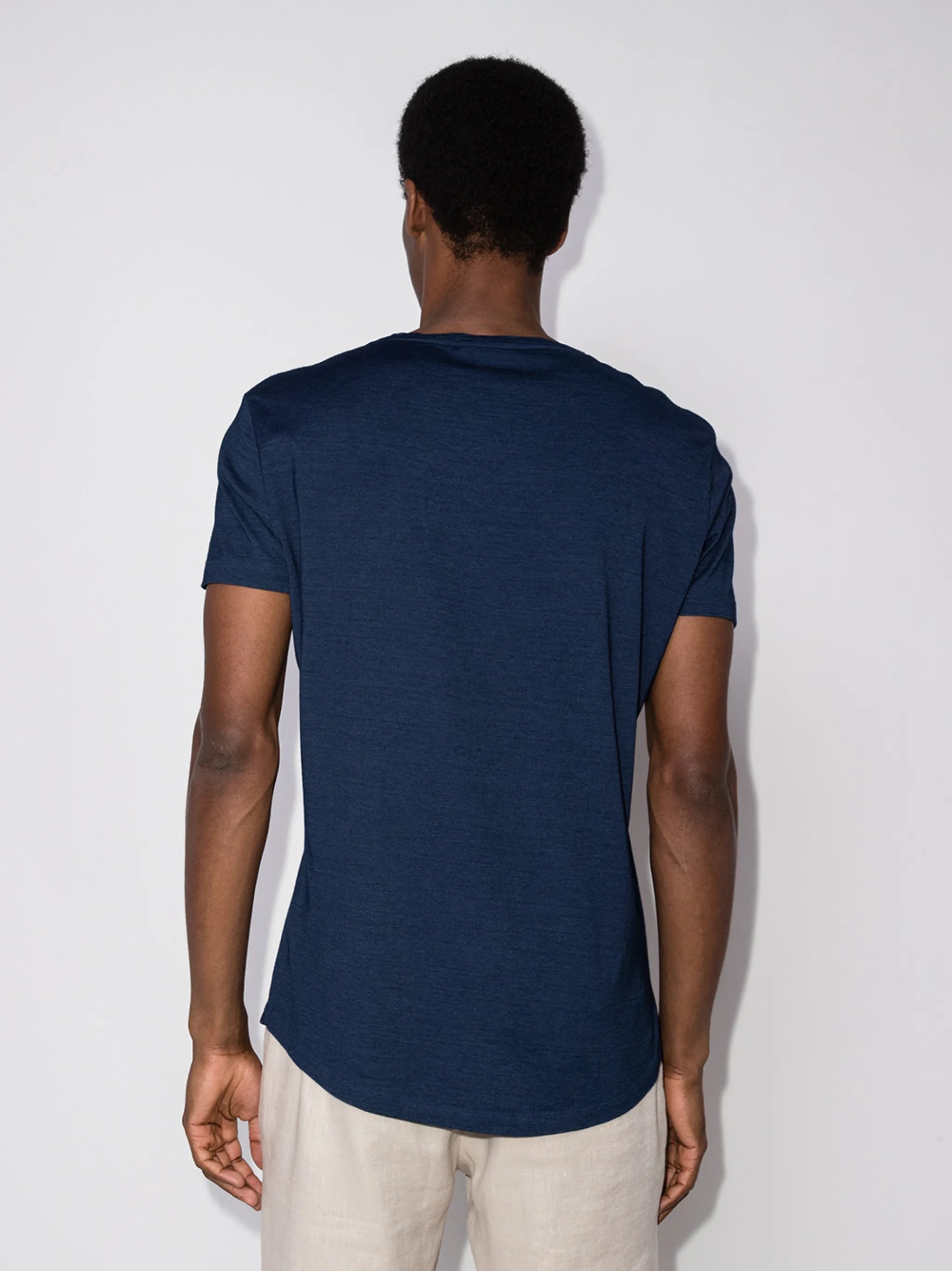 crew-neck short-sleeve T-shirt