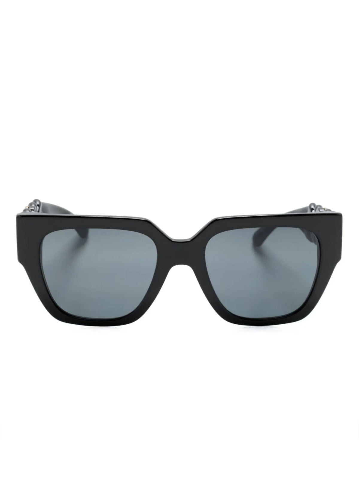 medusa-motif chain-link sunglasses