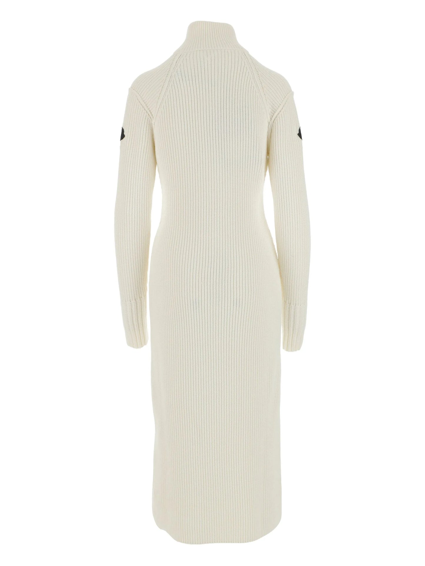 ribbed knit midi dress