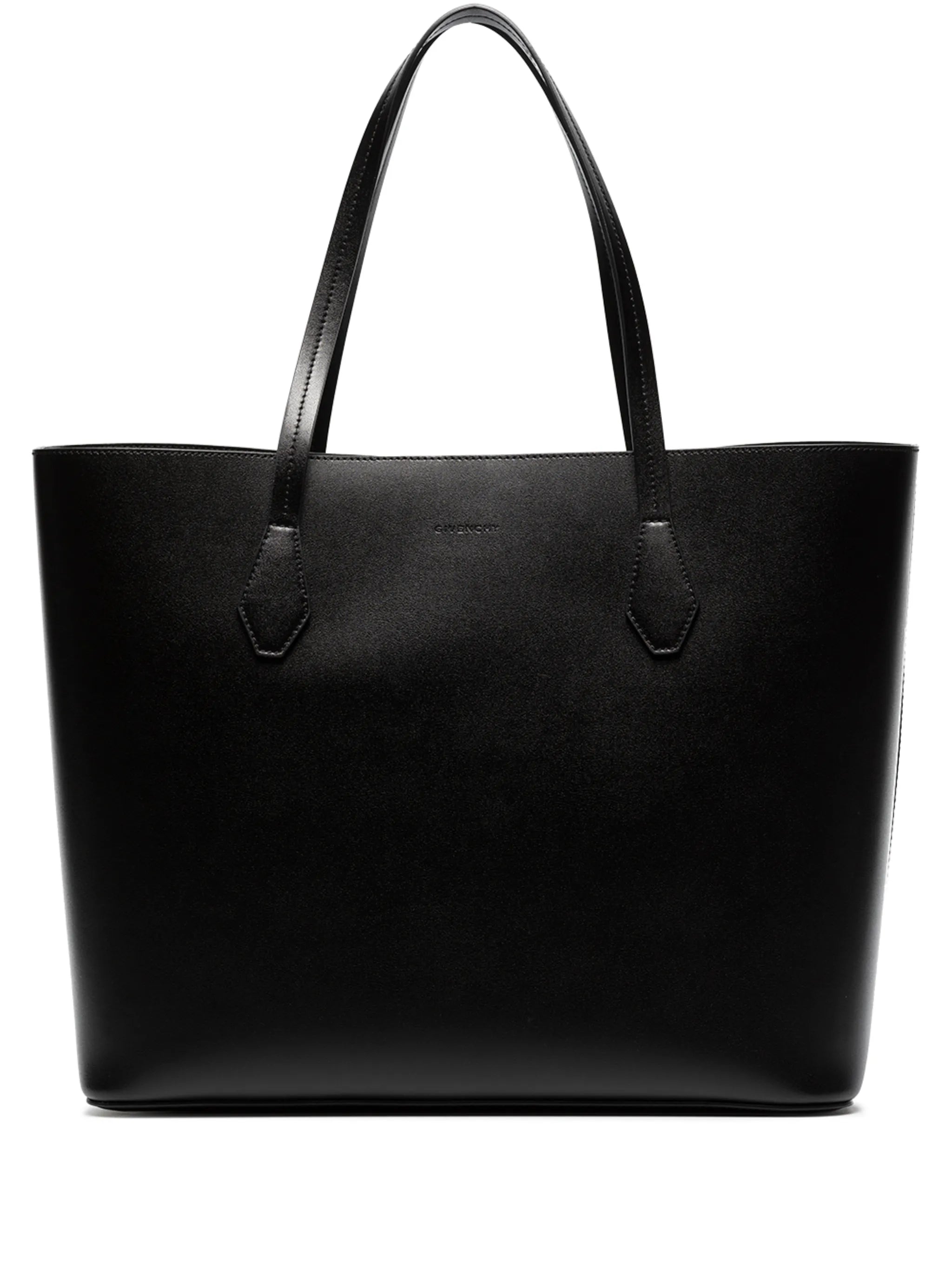Wing leather shopping tote bag