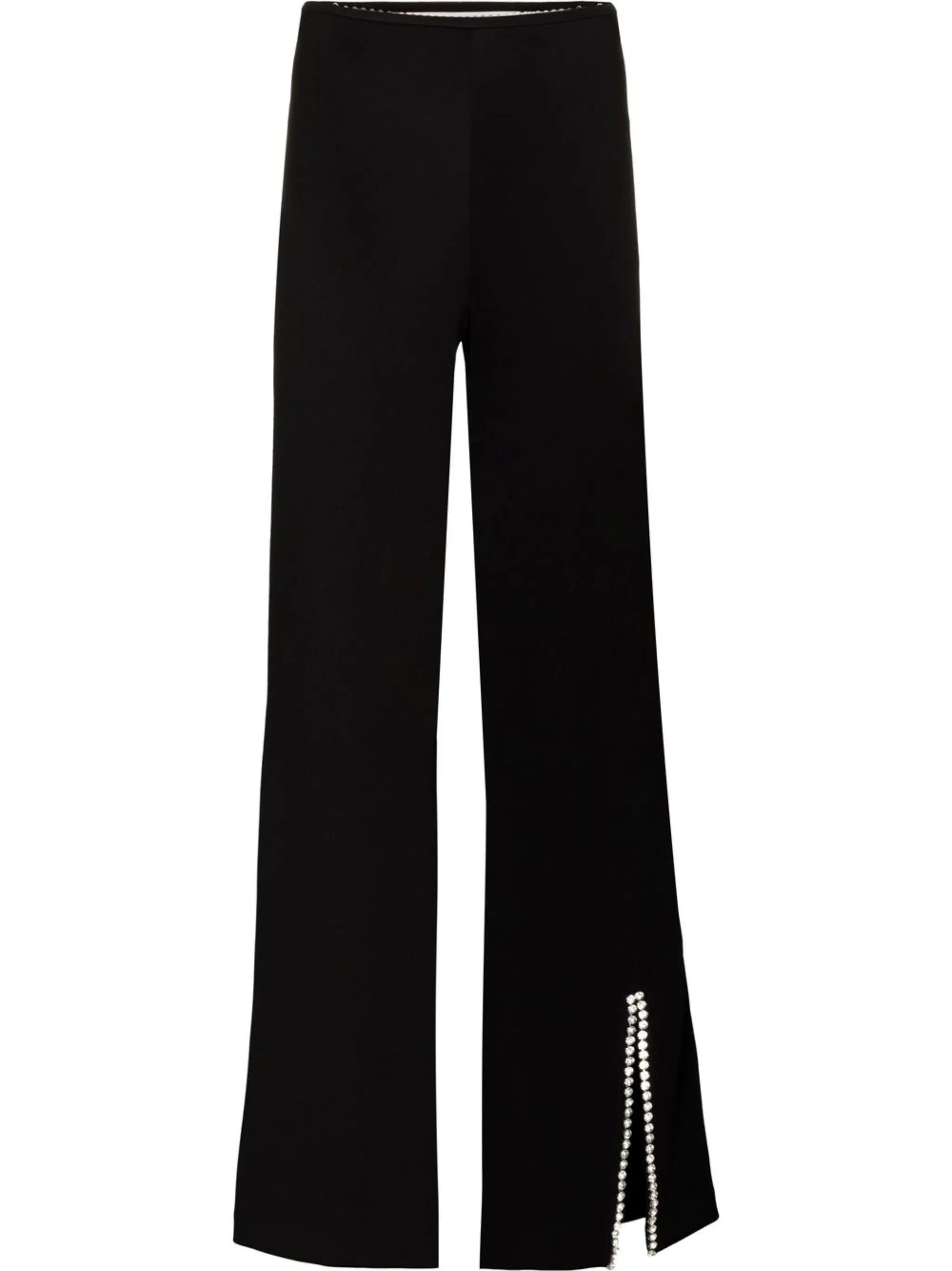 nameplate flared leg trousers