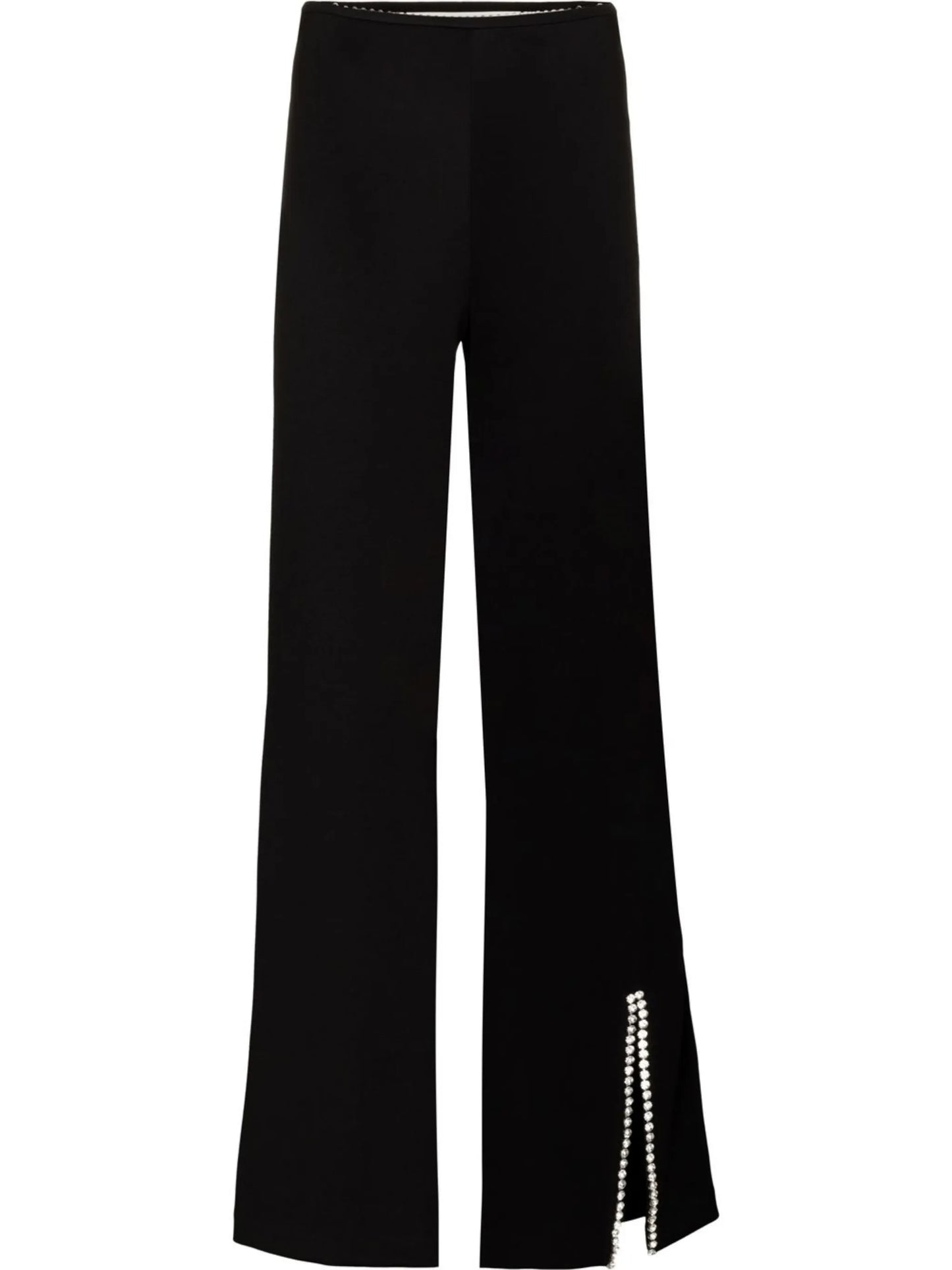 nameplate flared leg trousers