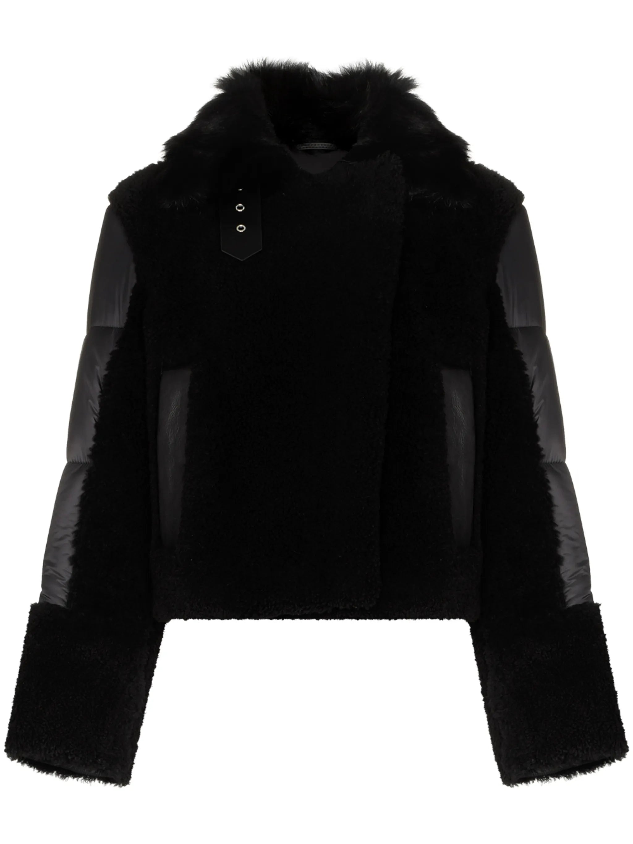 Lena shearling puffer jacket
